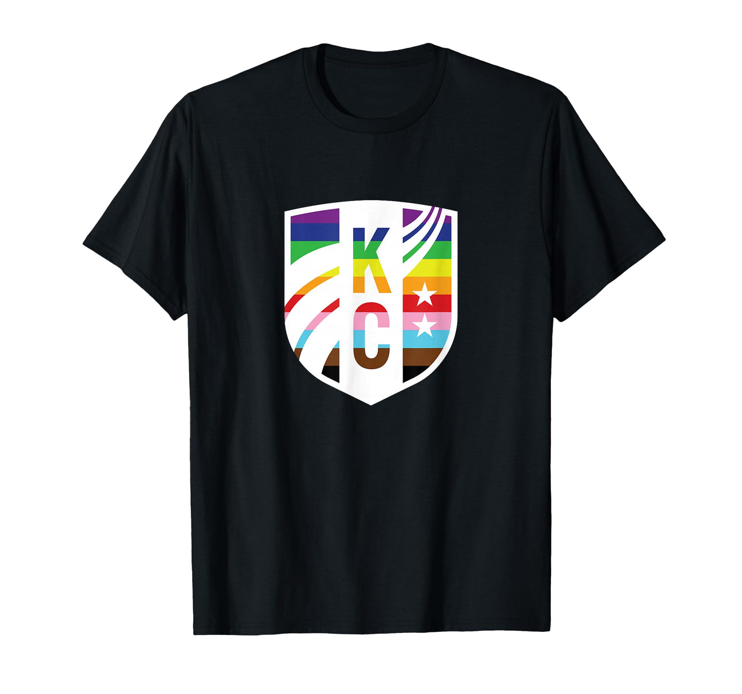 Nwsl Kansas City Current Pride Crest T-Shirt - Unique Graphic Men Women - T-Shirt, Sweatshirt, Hoodie