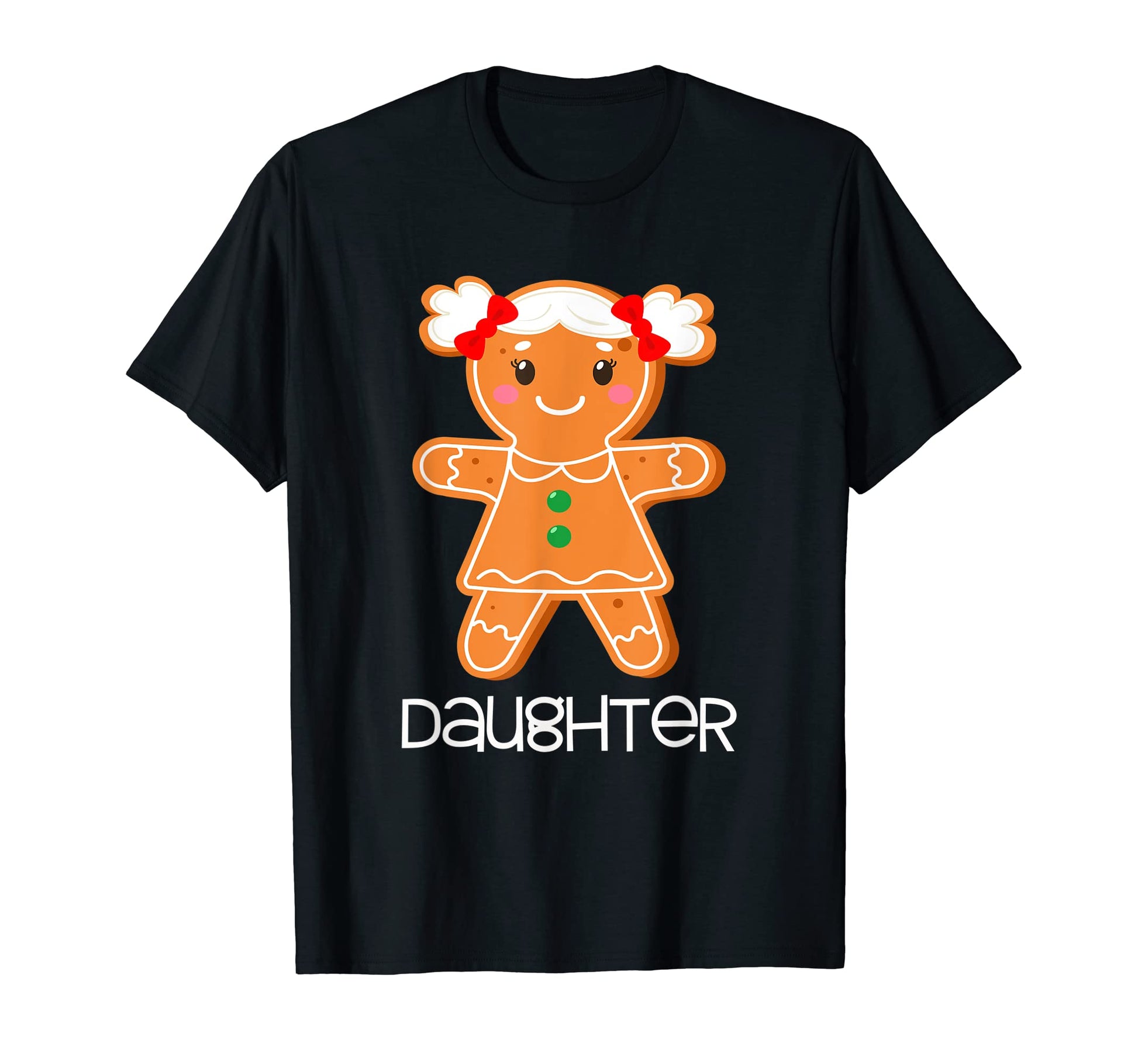 Gingerbread Daughter Matching T-Shirt - Minimalist Print for Adults - T-Shirt, Sweatshirt, Hoodie
