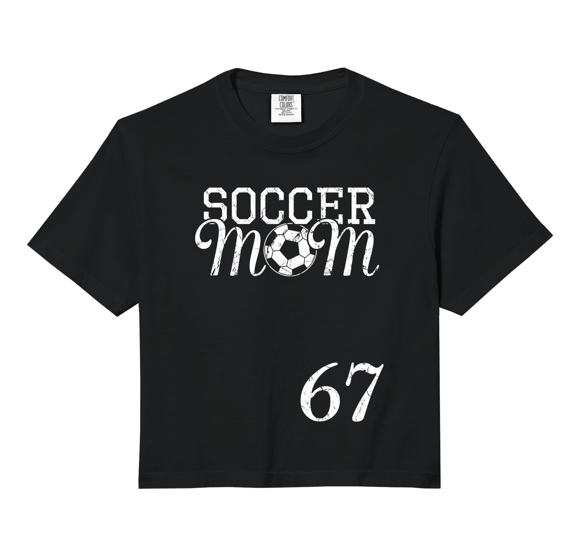 Soccer Mom Jersey Number 67 Hoodie - Fun Novelty Design for Adults - T-Shirt, Sweatshirt, Hoodie