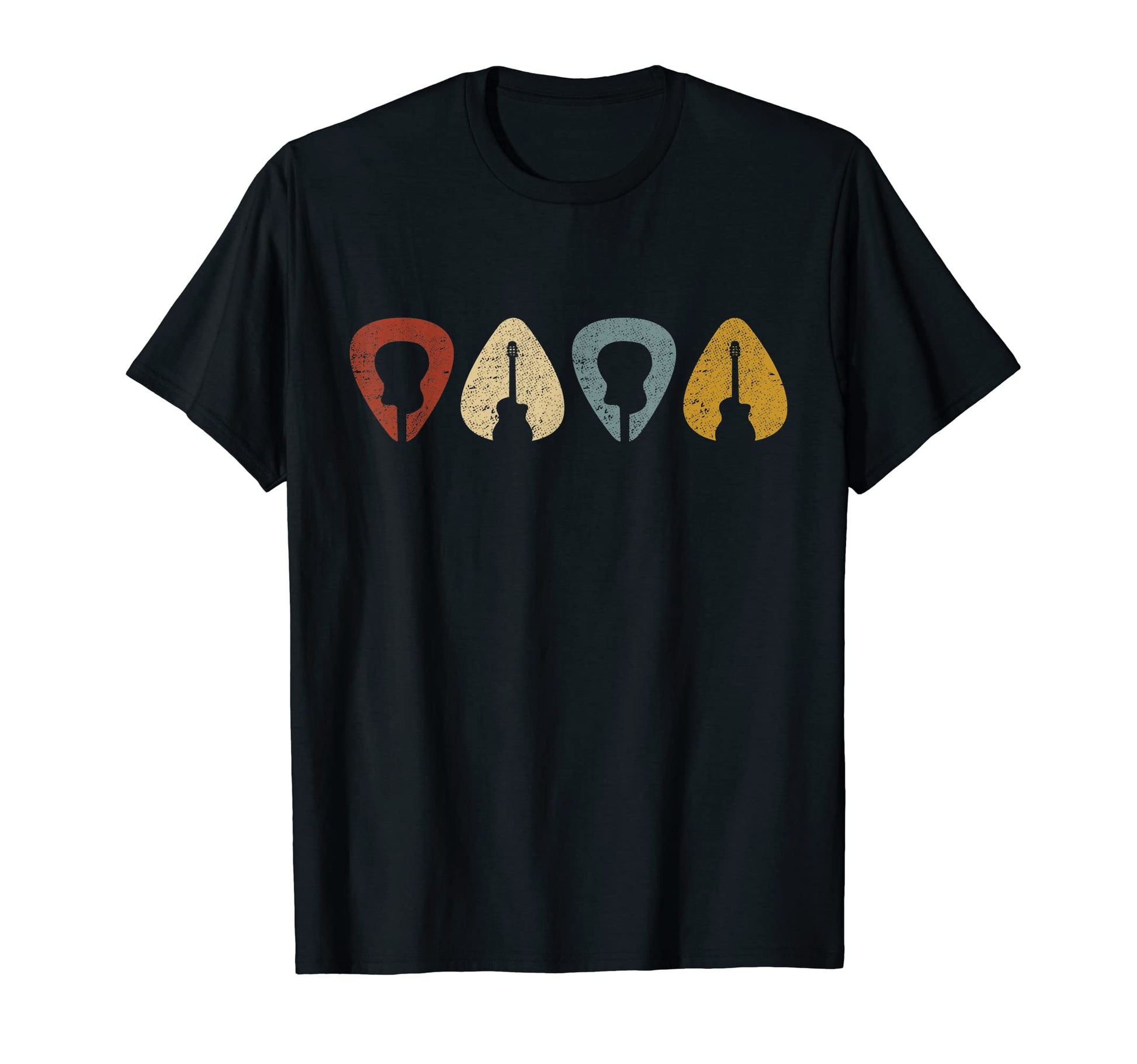 Mens Guitar Pick Father Dad T-Shirt - Fun Novelty Design for Adults - T-Shirt, Sweatshirt, Hoodie