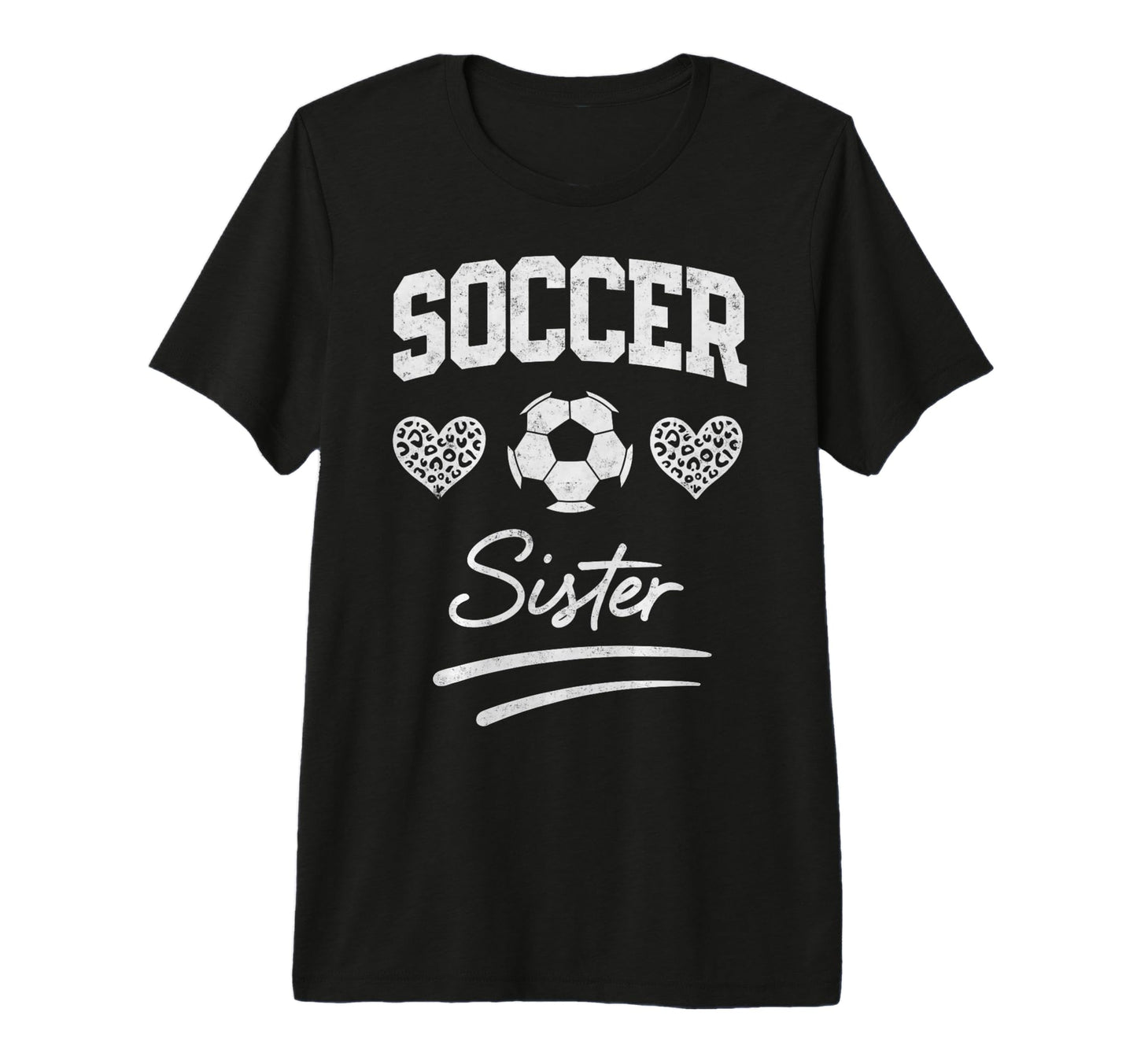 Soccer Football Player Sister Fan T-Shirt - Minimalist Print Men Women - T-Shirt, Sweatshirt, Hoodie