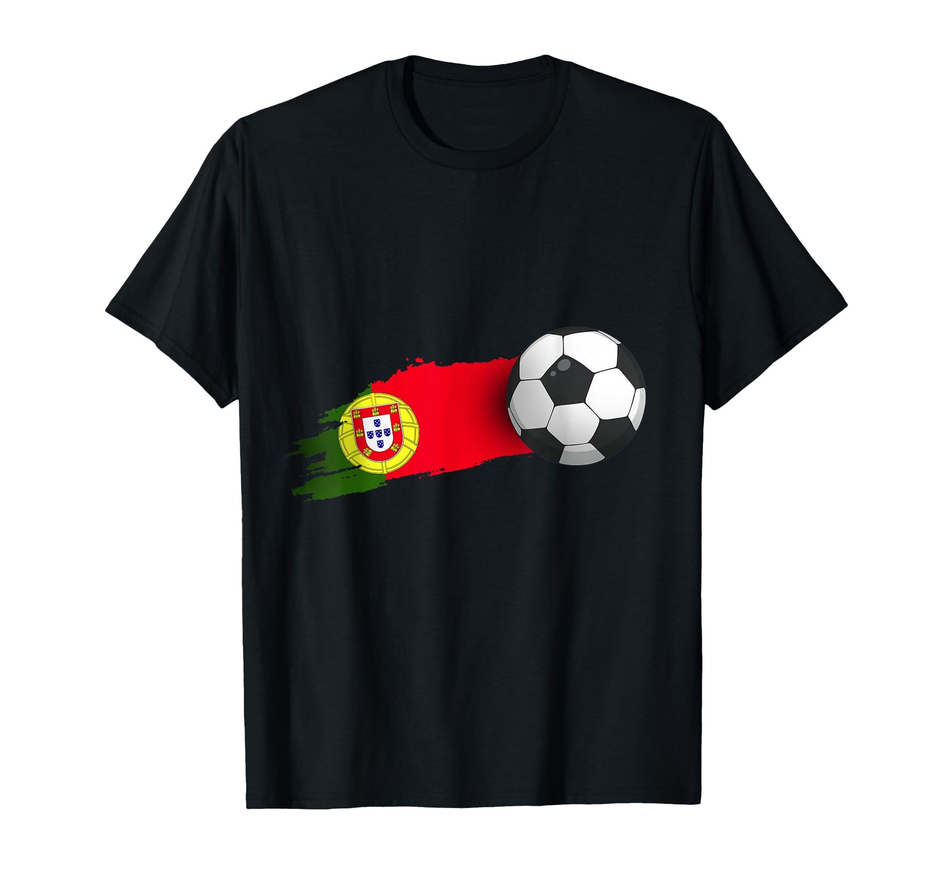 Portugal Soccer Ball T-Shirt - Novelty Apparel for Adults - T-Shirt, Sweatshirt, Hoodie