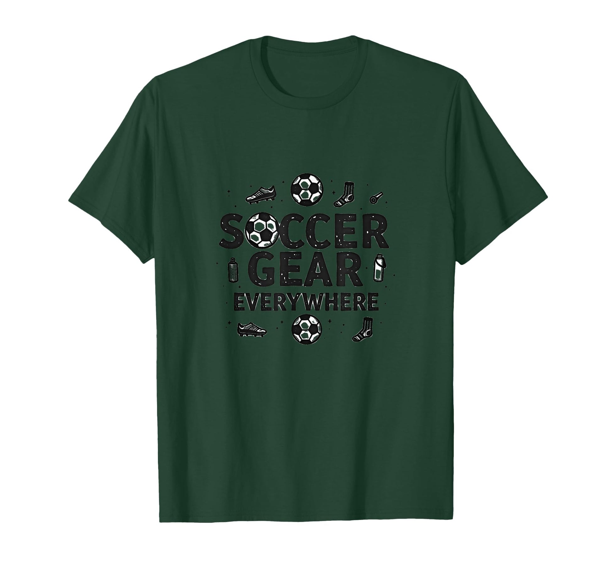 Soccer Gear Everywhere Mom Life T-Shirt - Trendy Graphic Unisex - T-Shirt, Sweatshirt, Hoodie