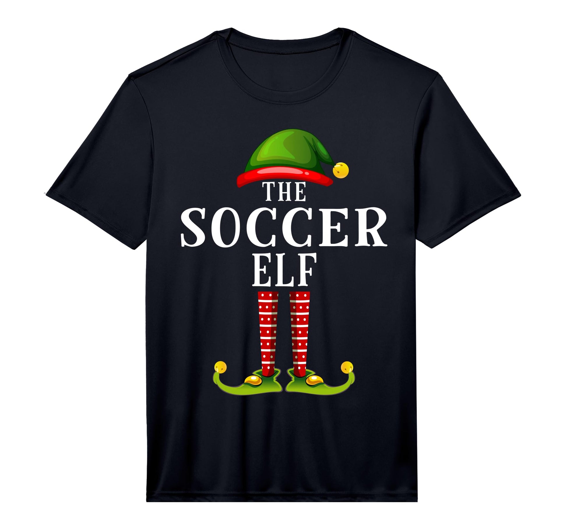 Mens Soccer Elf Matching Family Group T-Shirt - Trendy Graphic Men Women - T-Shirt, Sweatshirt, Hoodie