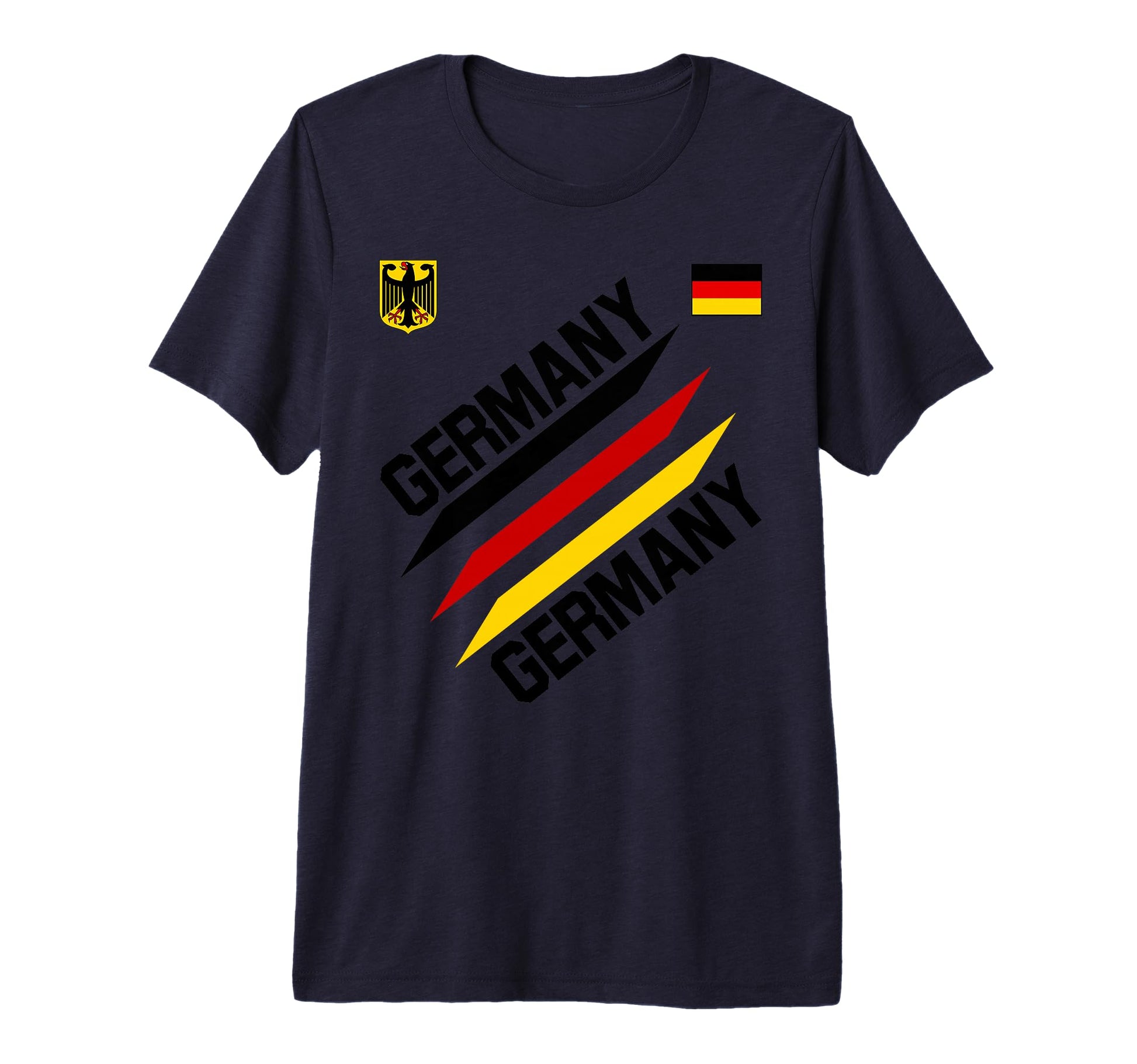 German Football Jersey Soccer Ball T-Shirt - Fun Novelty Design Men Women - T-Shirt, Sweatshirt, Hoodie