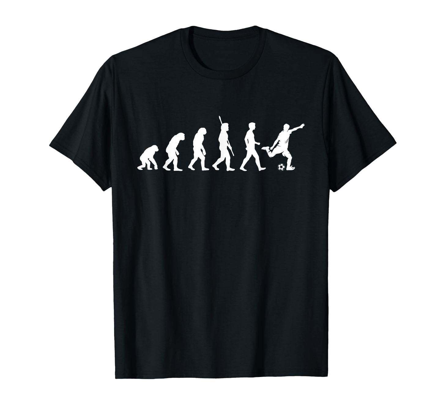 Evolution Soccer Lover Soccer Player T-Shirt - Fun Novelty Design Men Women - T-Shirt, Sweatshirt, Hoodie