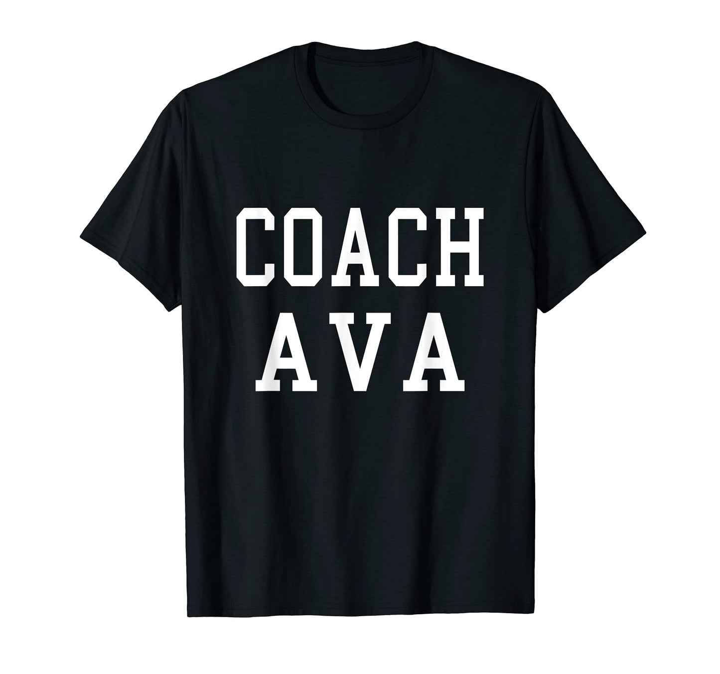 Coach Ava Custom Football Soccer T-Shirt - Fun Novelty Design Unisex - T-Shirt, Sweatshirt, Hoodie