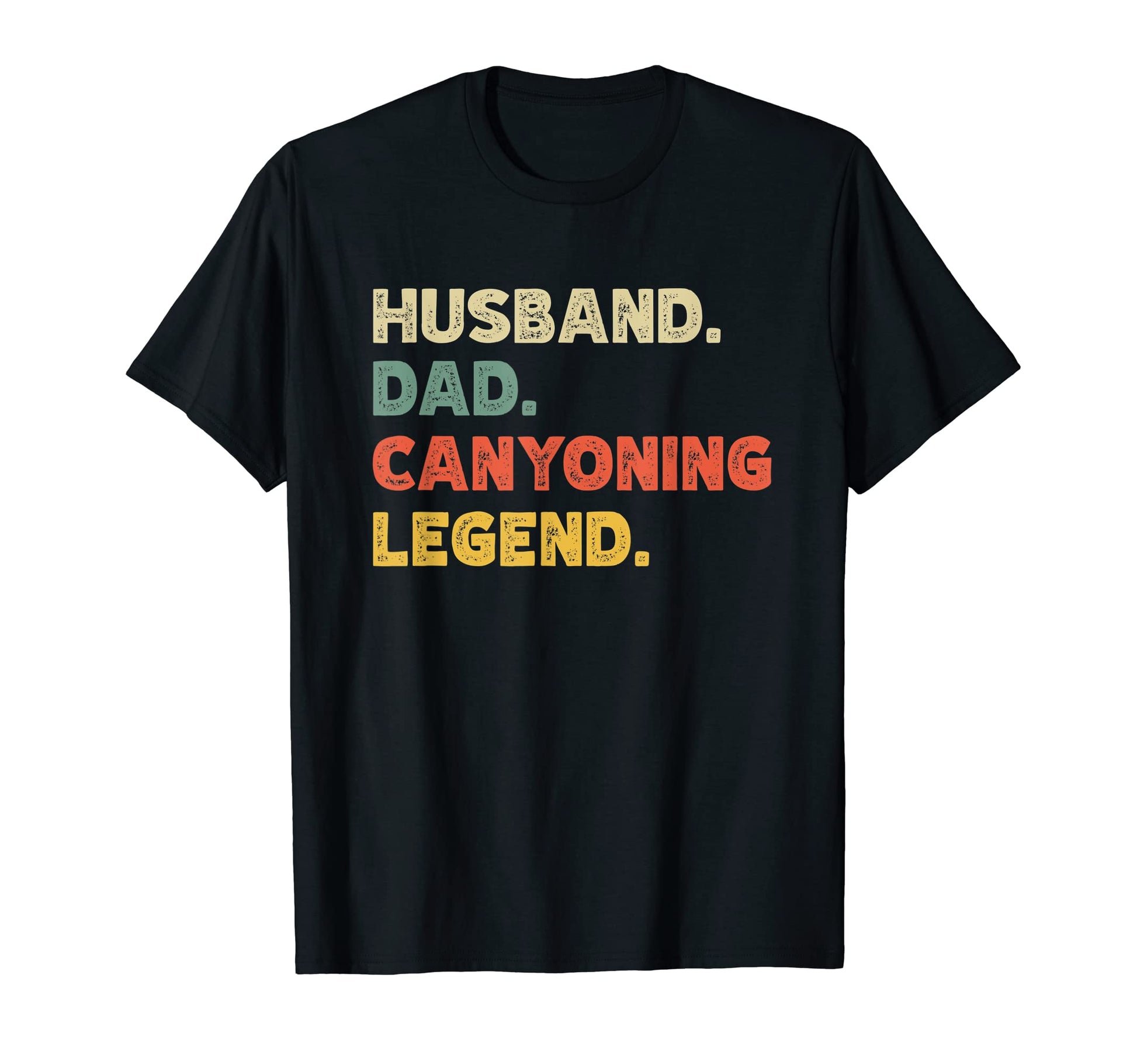 Mens Mens Funny Husband Dad Canyoning T-Shirt - Trendy Graphic Men Women - T-Shirt, Sweatshirt, Hoodie