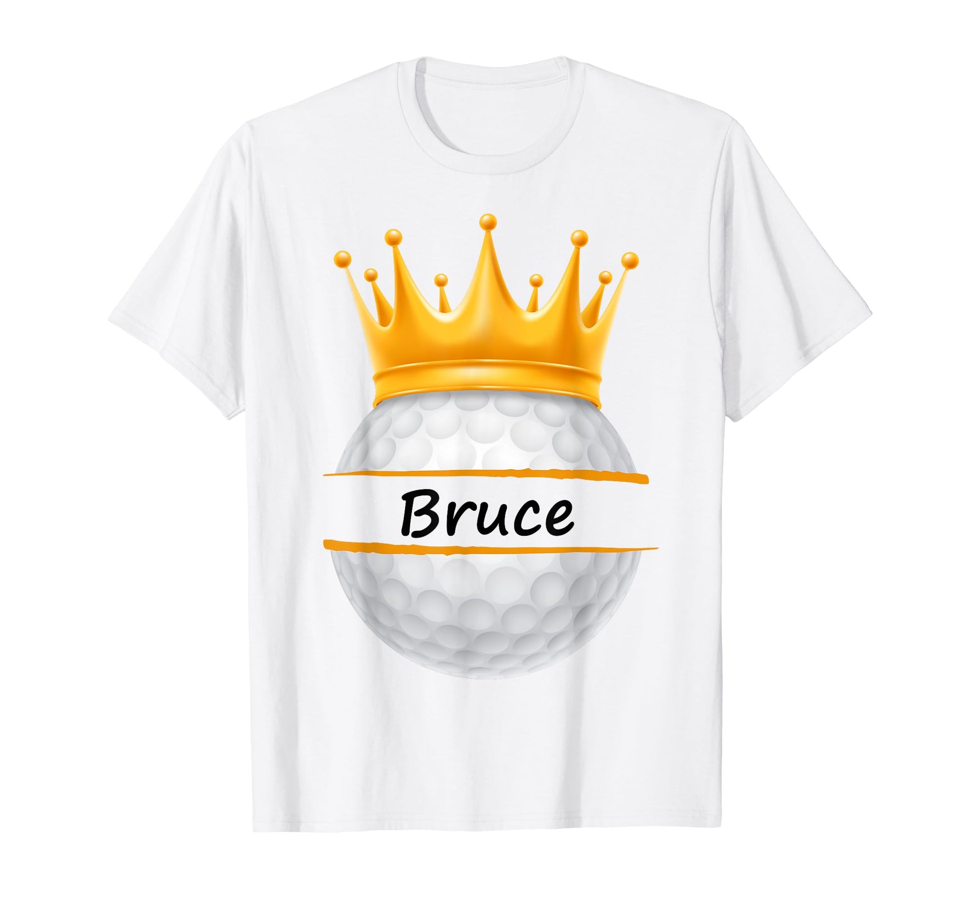Novelty Golf Personalized Name Bruce T-Shirt - Graphic Print Men Women - T-Shirt, Sweatshirt, Hoodie