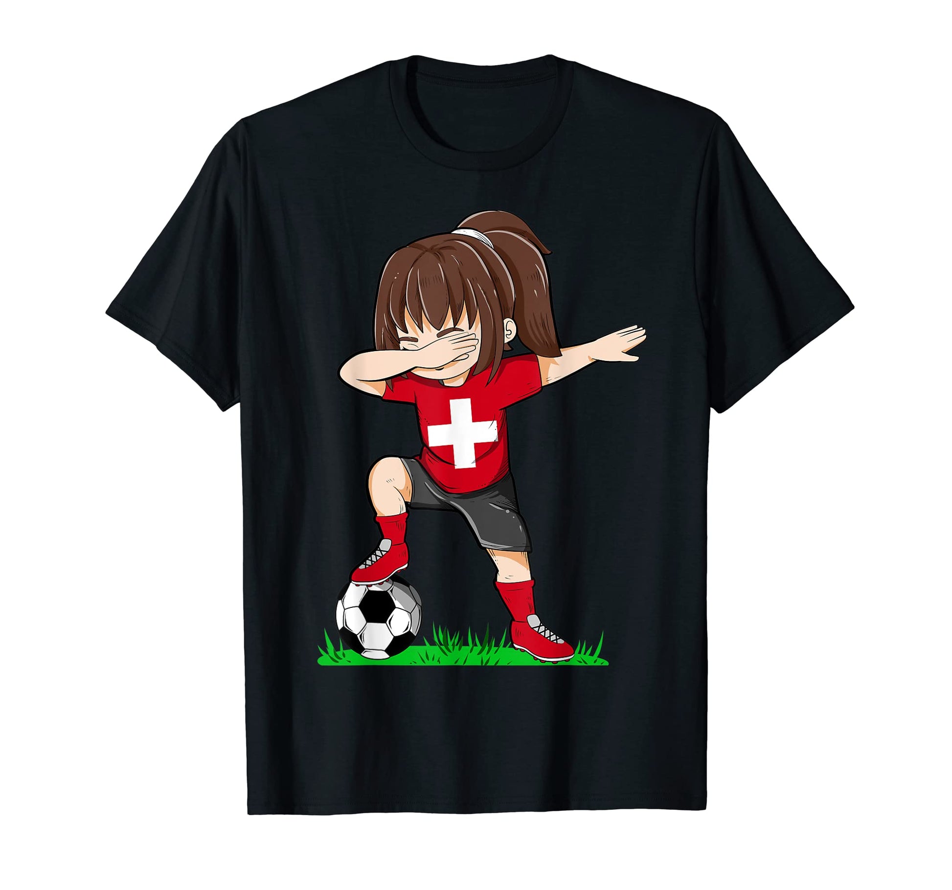 Soccer Switzerland Jersey Swiss Flag T-Shirt - Minimalist Print for Adults - T-Shirt, Sweatshirt, Hoodie