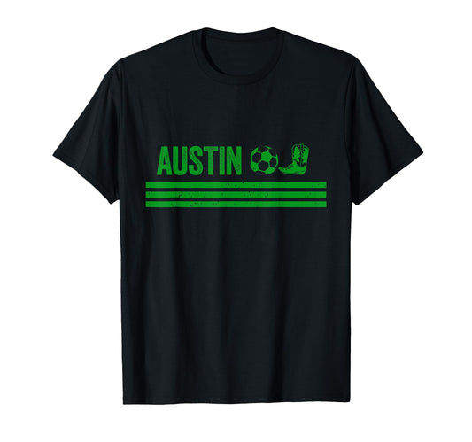 Austin Cowboy Boot Football Club T-Shirt - Trendy Graphic Unisex - T-Shirt, Sweatshirt, Hoodie