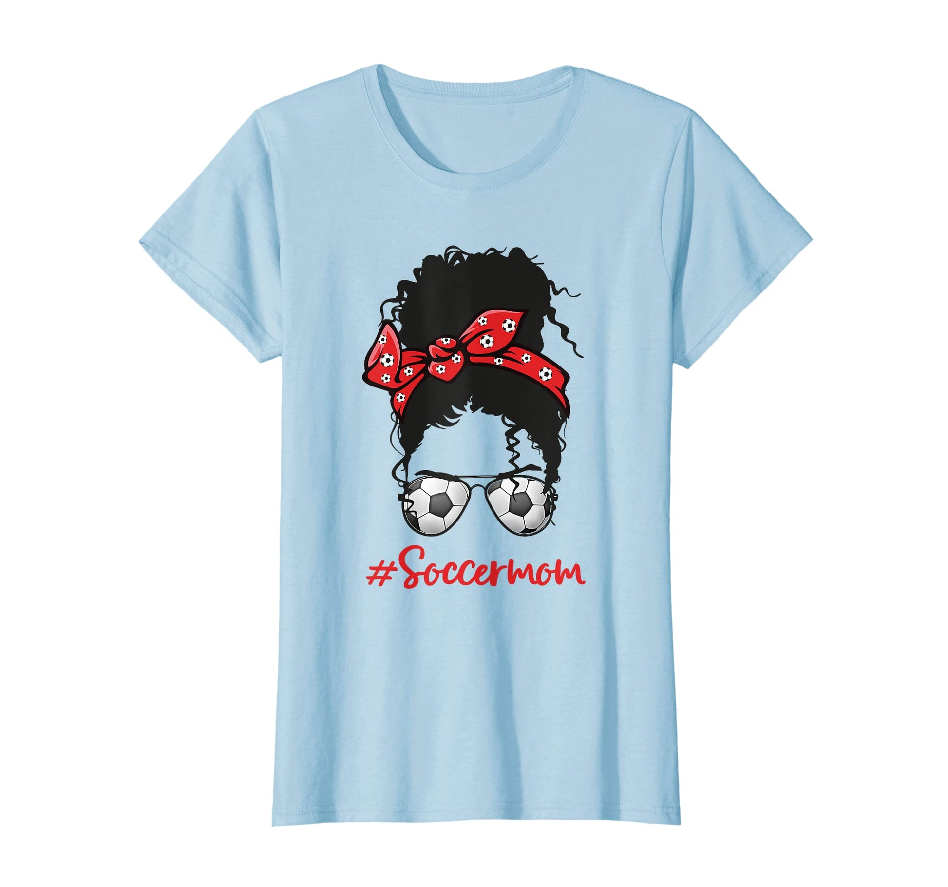 Black Soccer Mom Life Proud T-Shirt - Casual Everyday Wear for Adults - T-Shirt, Sweatshirt, Hoodie