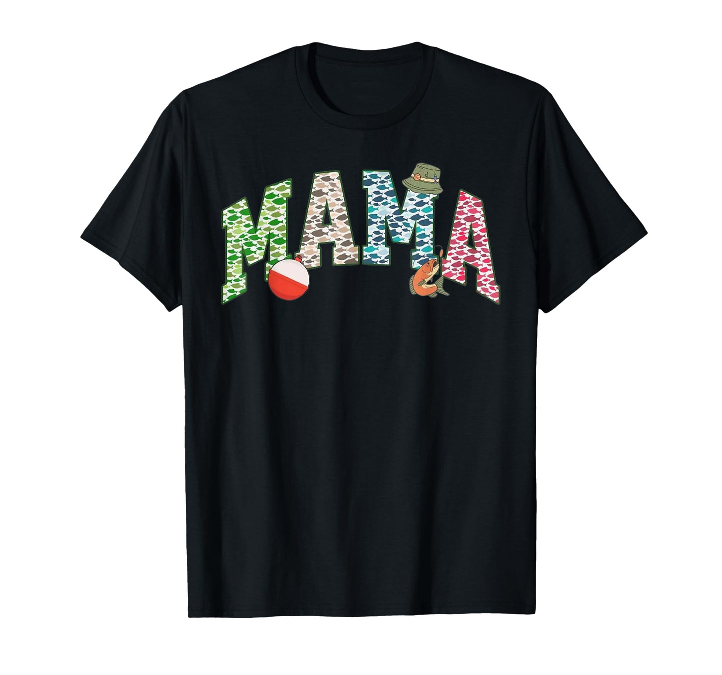 Mama Big One Fishing O Fish Ally T-Shirt - Casual Everyday Wear Men Women - T-Shirt, Sweatshirt, Hoodie