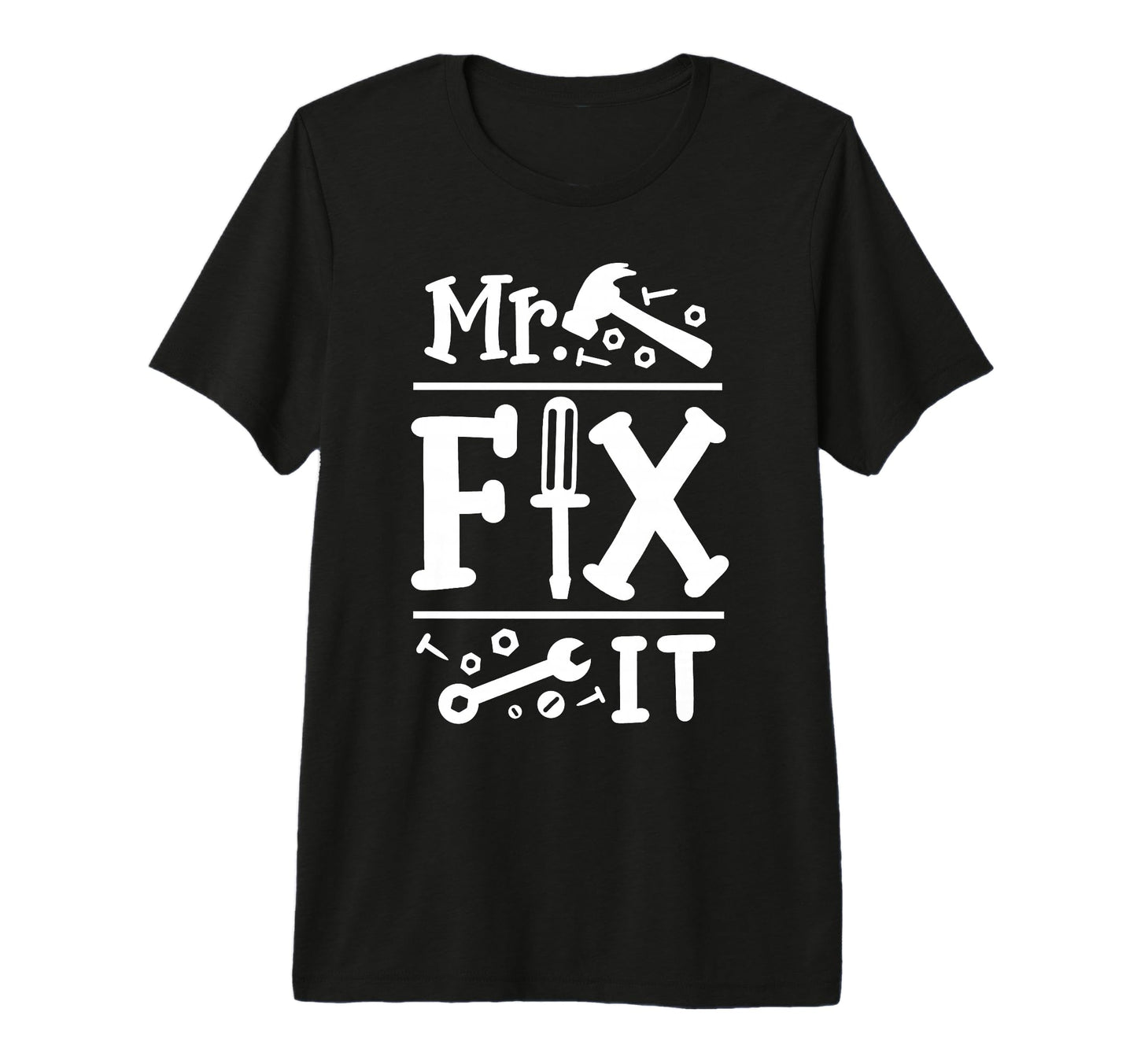 Mr Fix It Funny Fathers Day Daddy And Son T-Shirt - Unique Graphic Unisex - T-Shirt, Sweatshirt, Hoodie
