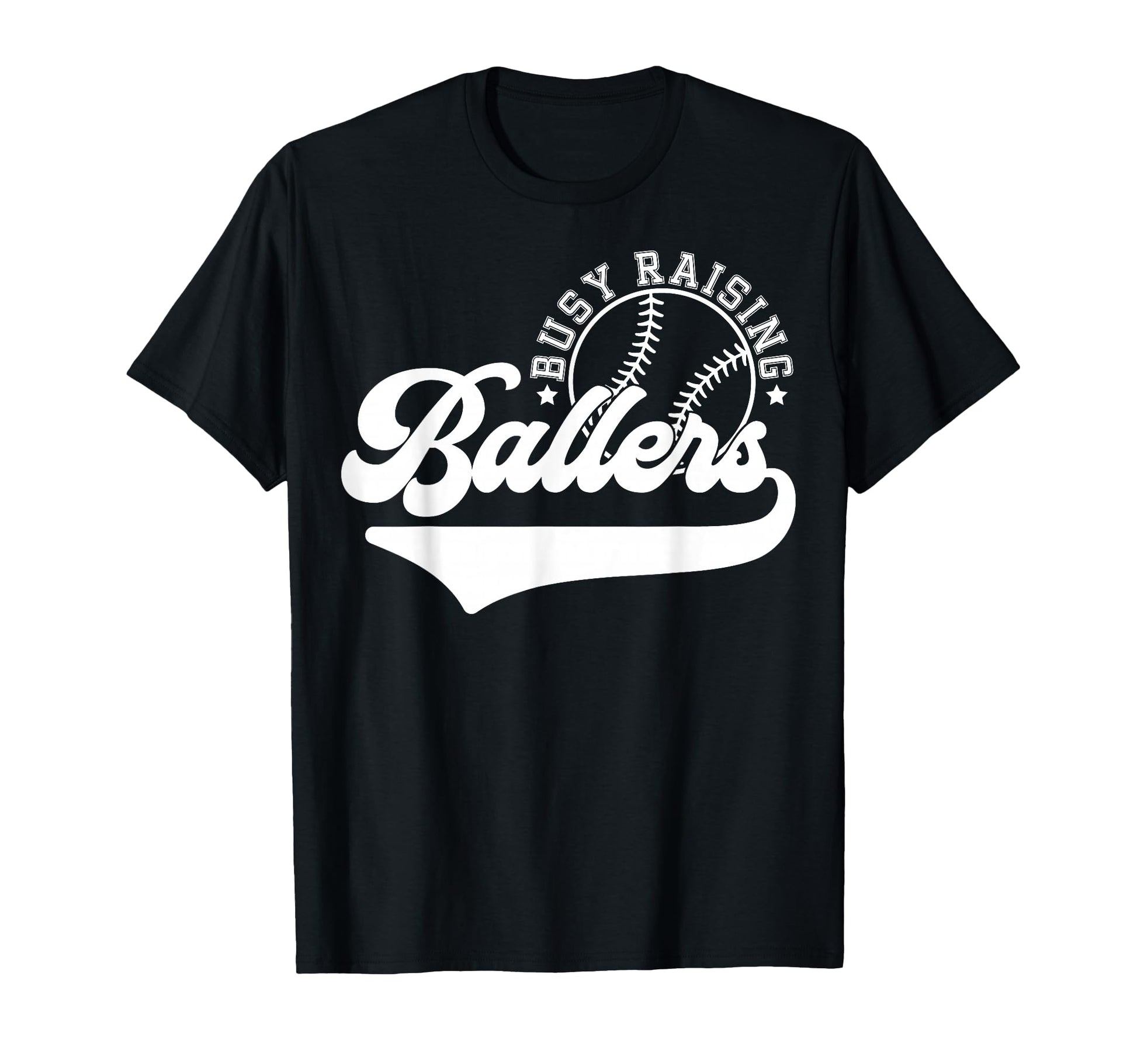 Baseball Mom Mama Busy Raising Ballers T-Shirt - Streetwear Style Men Women - T-Shirt, Sweatshirt, Hoodie