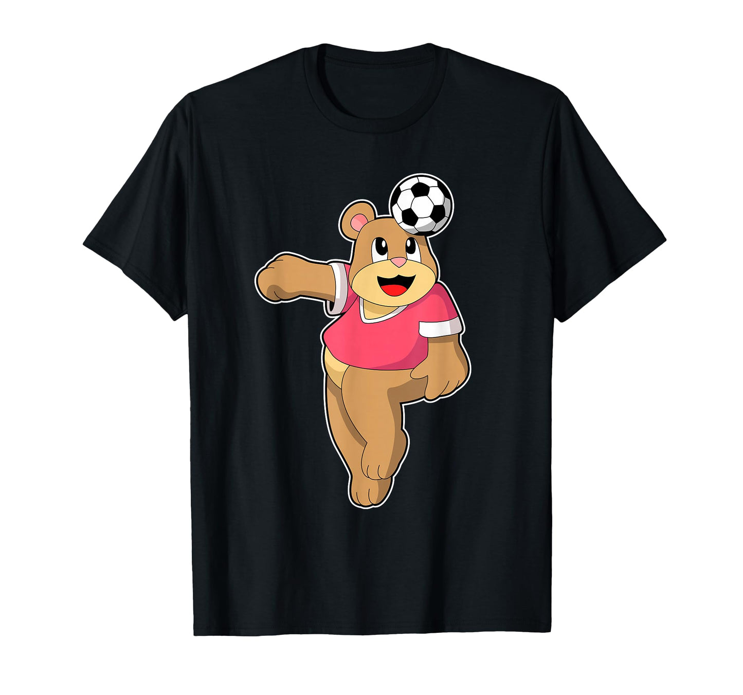 Bear Soccer Player Soccer Sports T-Shirt - Casual Everyday Wear Men Women - T-Shirt, Sweatshirt, Hoodie