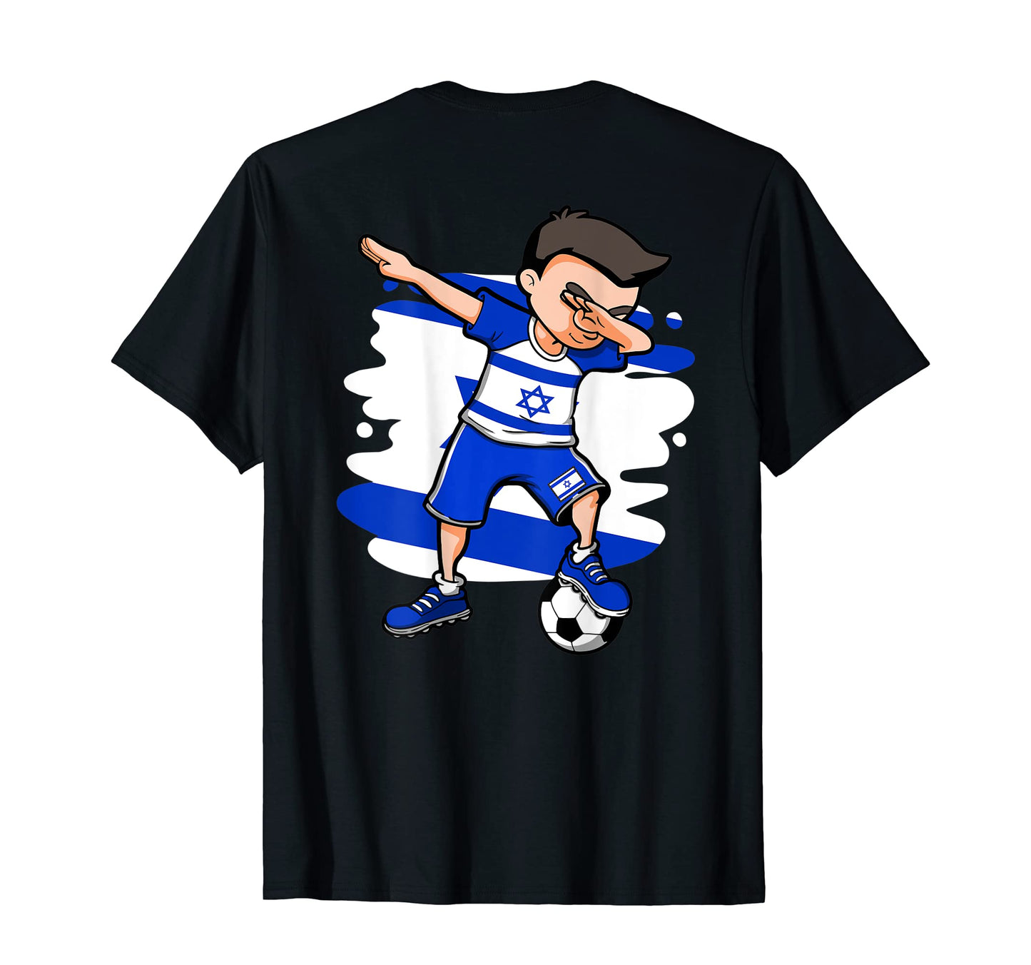 Dabbing Soccer Israel Jersey Israeli T-Shirt - Aesthetic Graphic Men Women - T-Shirt, Sweatshirt, Hoodie