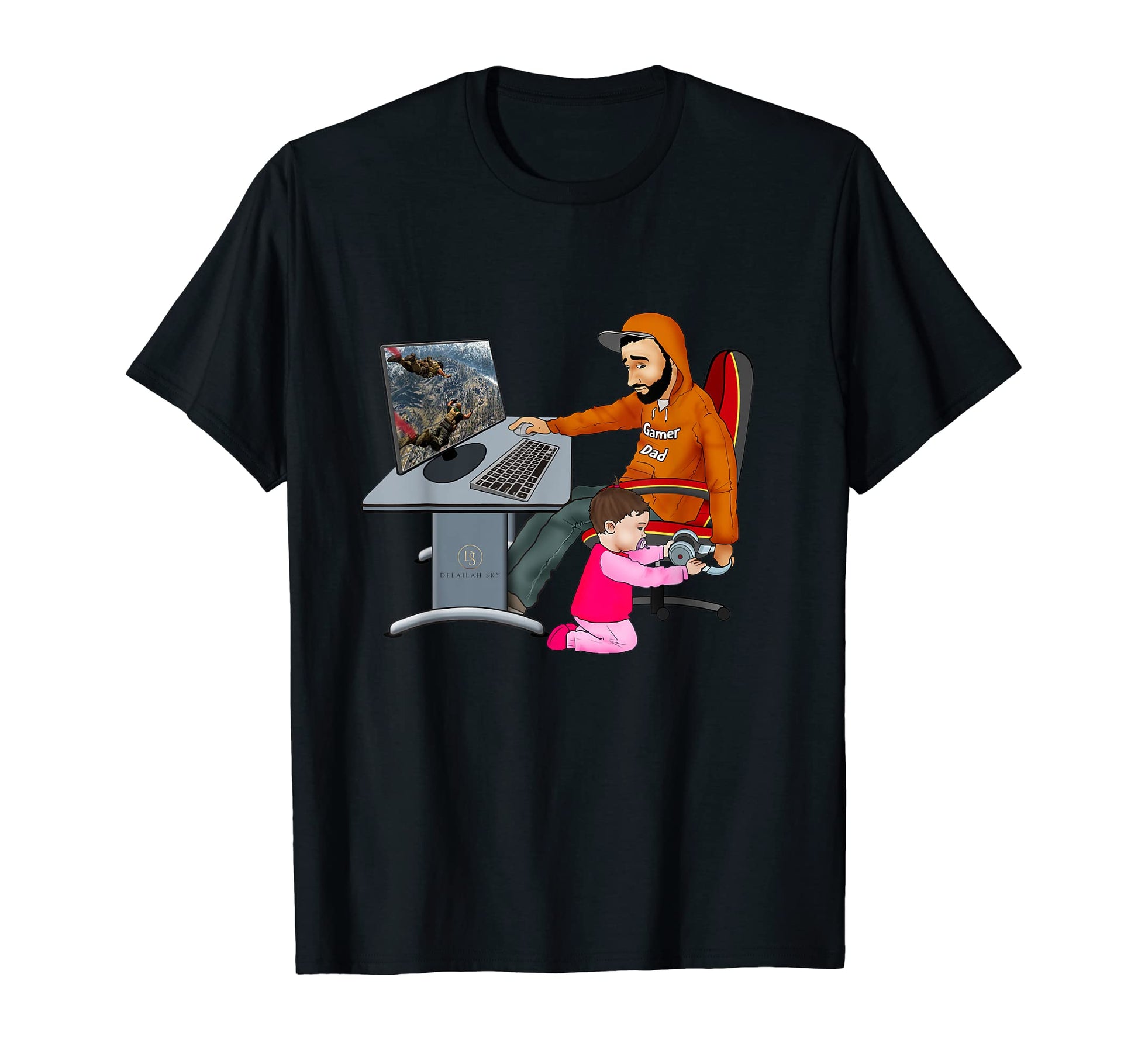 Gamer Gamer Dad Funny Dad T-Shirt - Aesthetic Graphic Unisex - T-Shirt, Sweatshirt, Hoodie