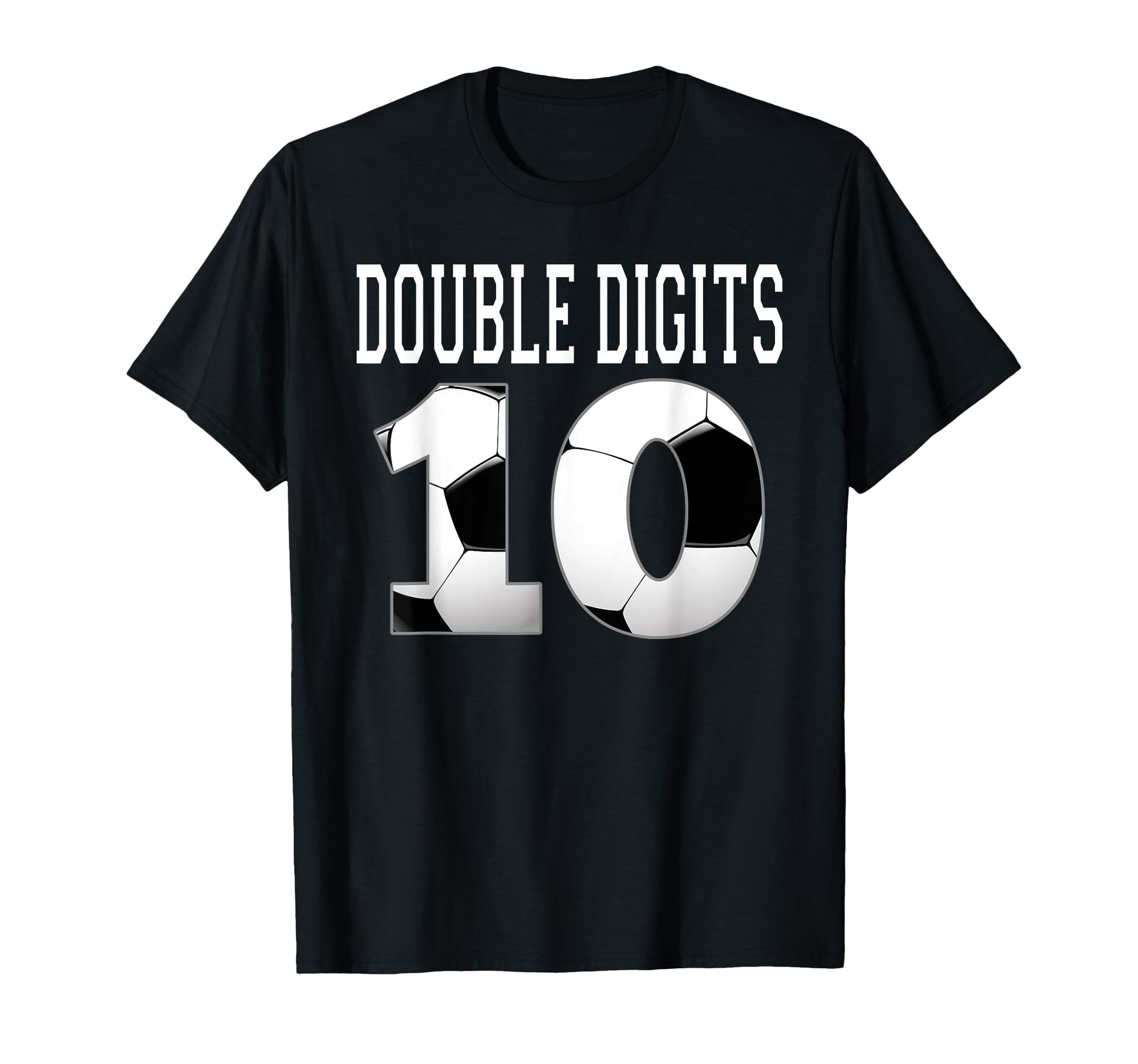 Ten Birthday Double Digits 10Th Birthday T-Shirt - Minimalist Print Unisex - T-Shirt, Sweatshirt, Hoodie