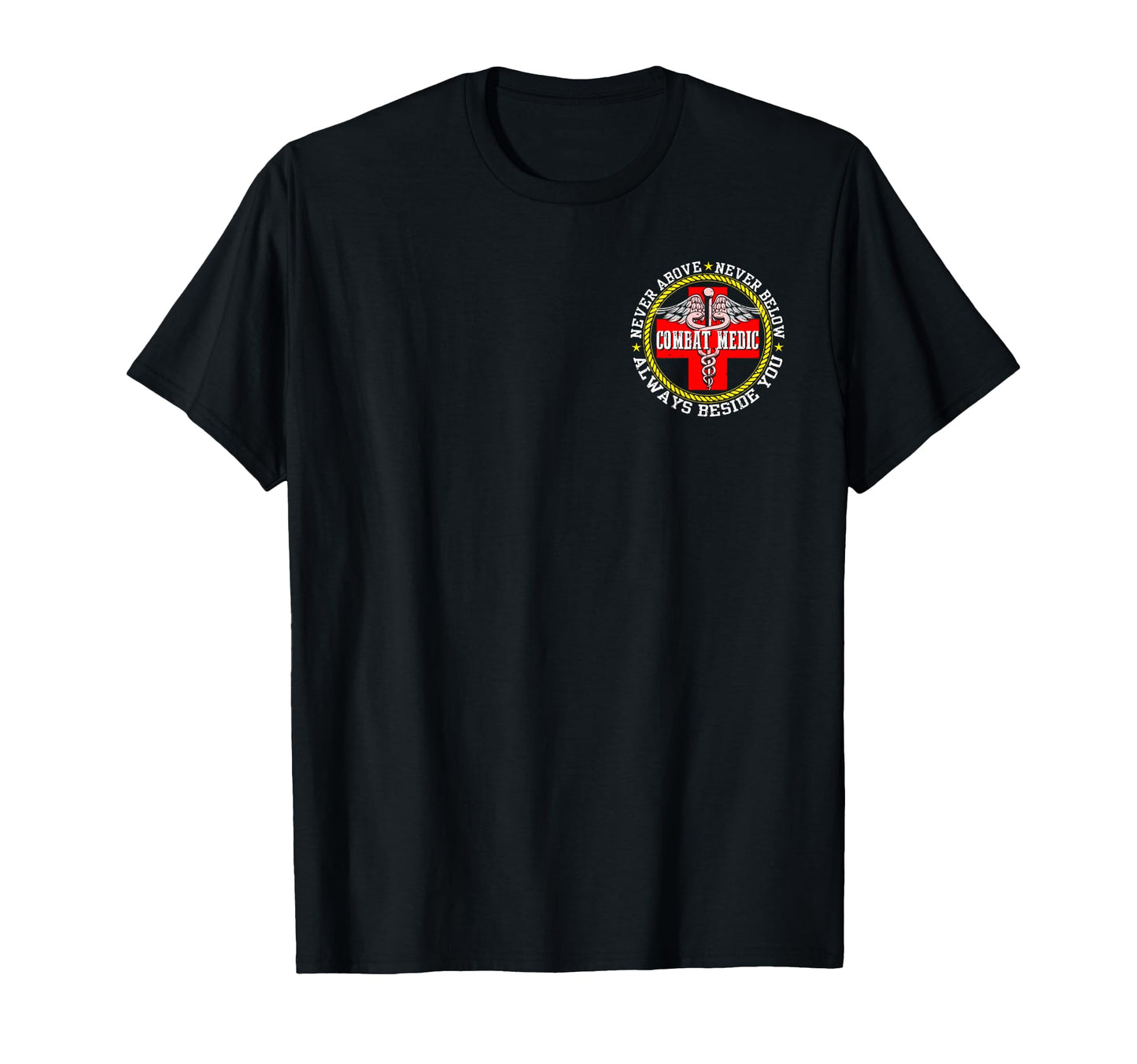 U S Army Combat Medic Veteran Medical T-Shirt - Unique Graphic Unisex - T-Shirt, Sweatshirt, Hoodie