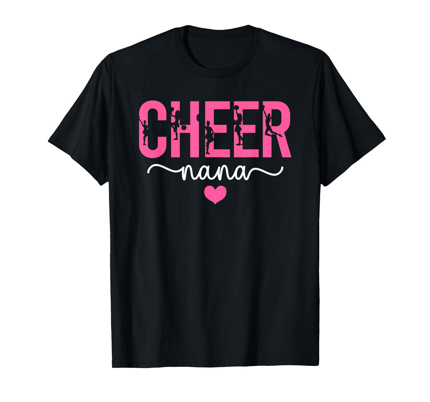 Cheer Nana Cheerleading Nana Cheerleader T-Shirt - Unique Graphic Unisex - T-Shirt, Sweatshirt, Hoodie