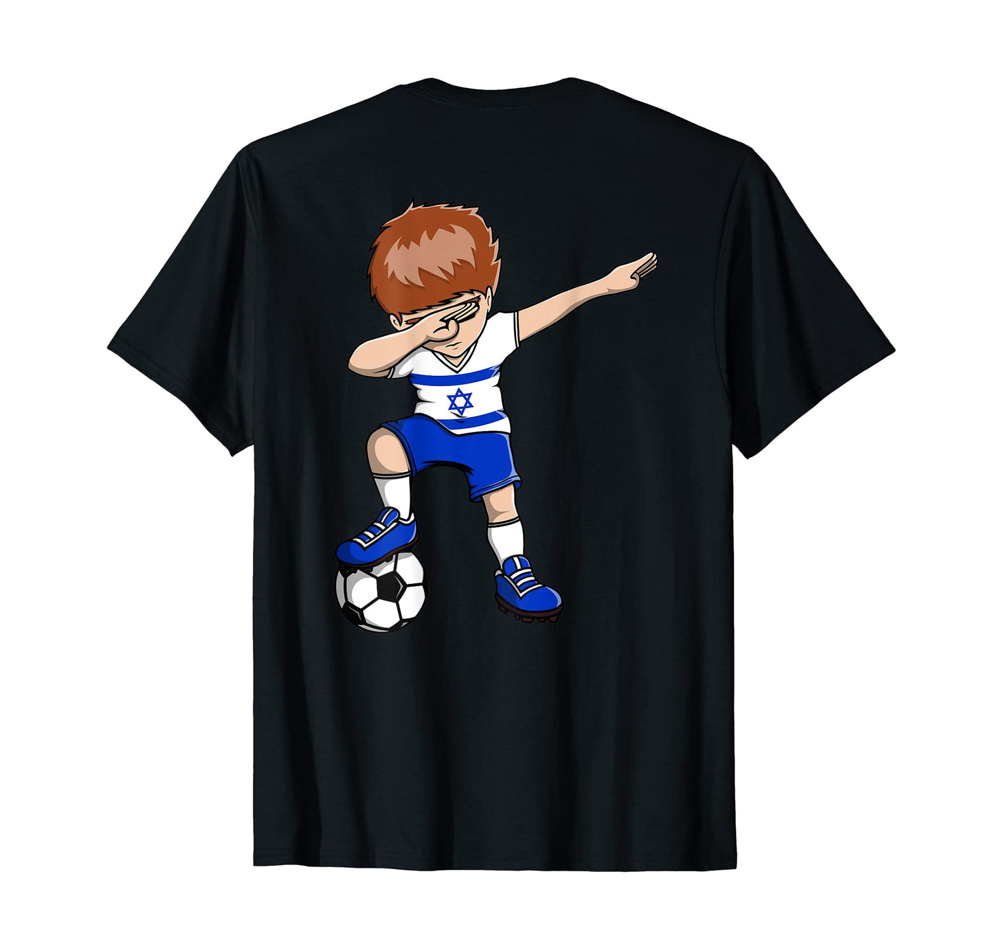 Dabbing Soccer Israel Jersey Israeli T-Shirt - Unique Graphic for Adults - T-Shirt, Sweatshirt, Hoodie