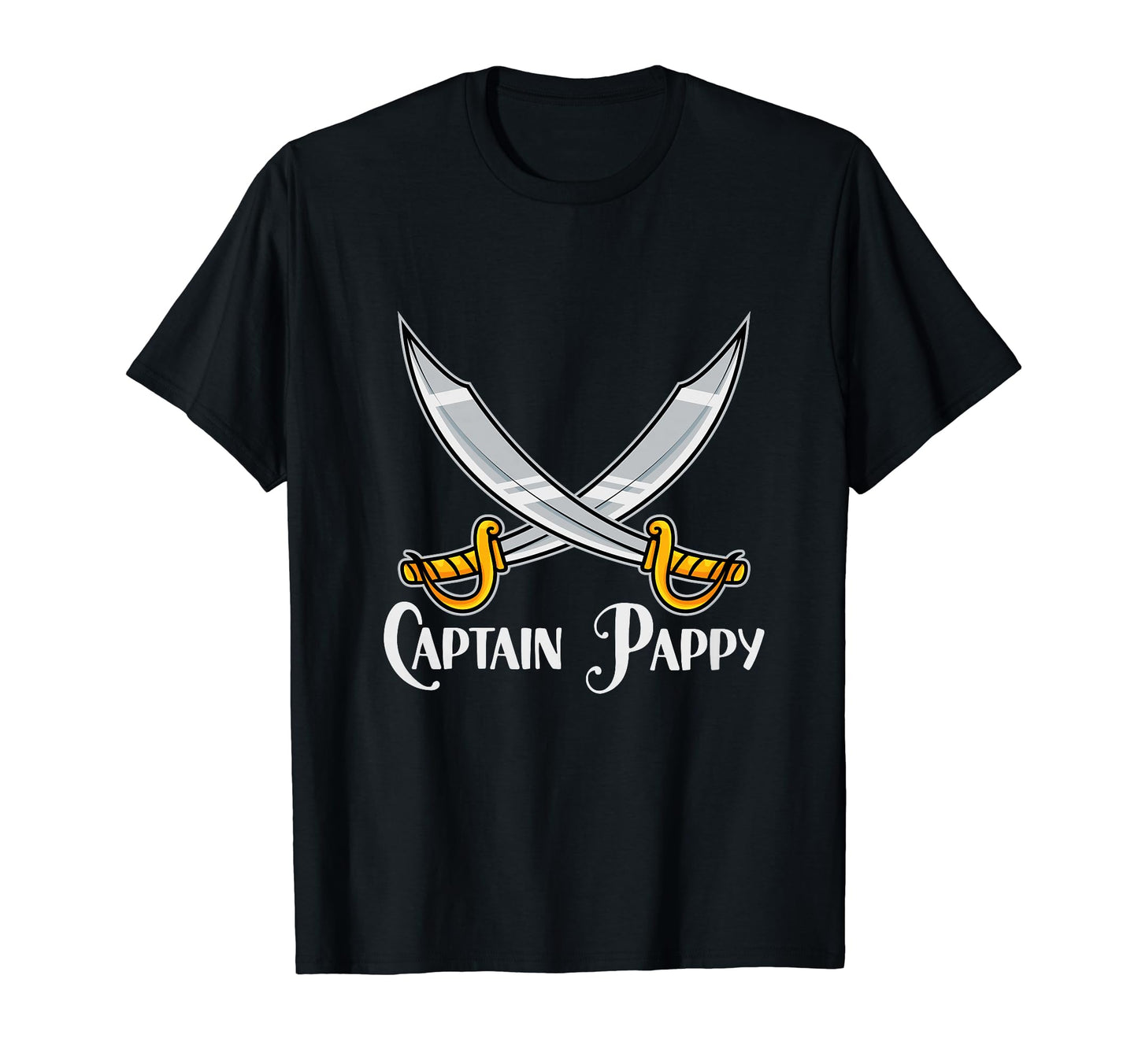 Funny Captain Pappy Grandpa Pirate T-Shirt - Custom Art Print Men Women - T-Shirt, Sweatshirt, Hoodie