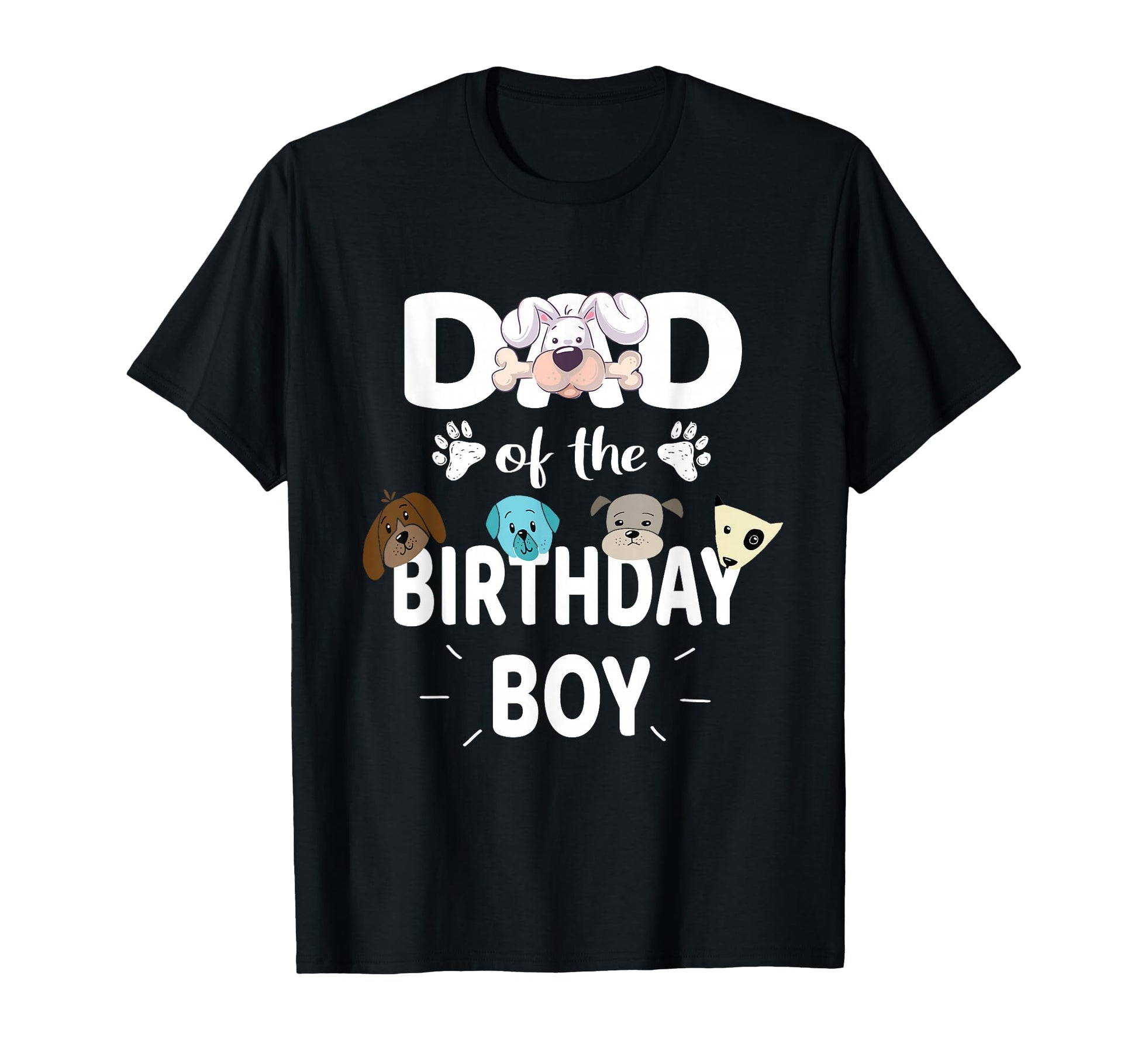 Dad Birthday Dog Lover Party Puppy T-Shirt - Trendy Graphic for Adults - T-Shirt, Sweatshirt, Hoodie