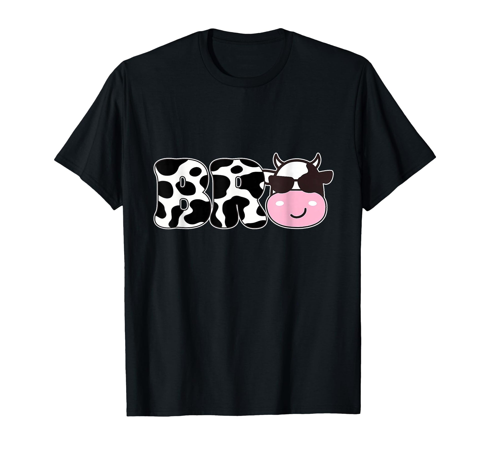 Bro Birthday Farm Cow Themed Family T-Shirt - Custom Art Print for Adults - T-Shirt, Sweatshirt, Hoodie