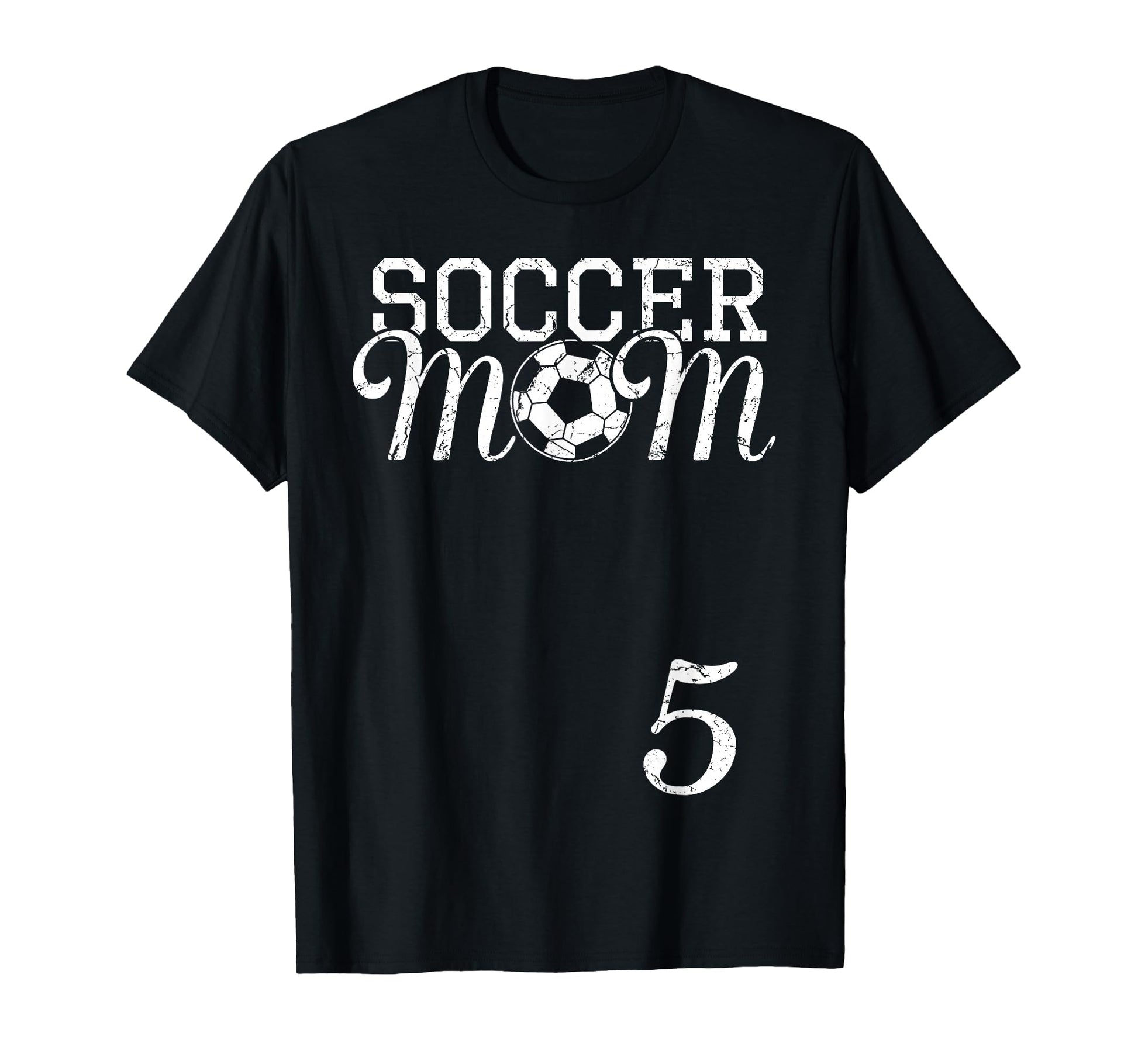 Soccer Mom Jersey Number 5 Favorite T-Shirt - Minimalist Print Unisex - T-Shirt, Sweatshirt, Hoodie