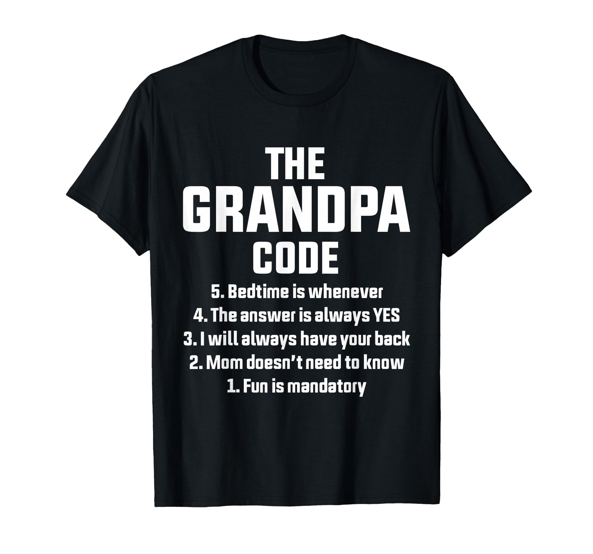 Grandpa Code Mens Funny Grandpa T-Shirt - Novelty Apparel Unisex - T-Shirt, Sweatshirt, Hoodie