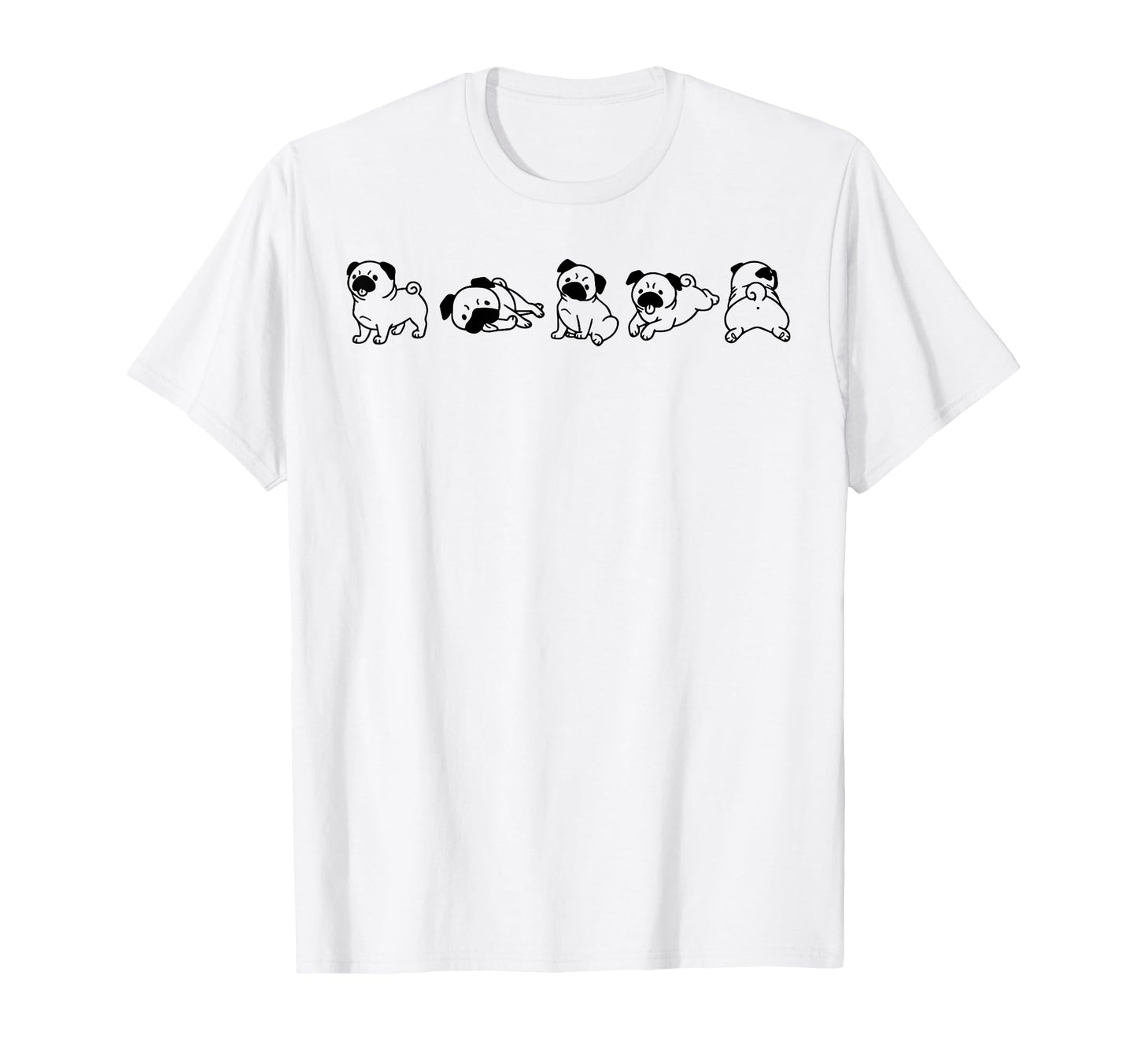 Pug Mom Pug Mama Dad Pug Lovers Mothers T-Shirt - Minimalist Print Unisex - T-Shirt, Sweatshirt, Hoodie