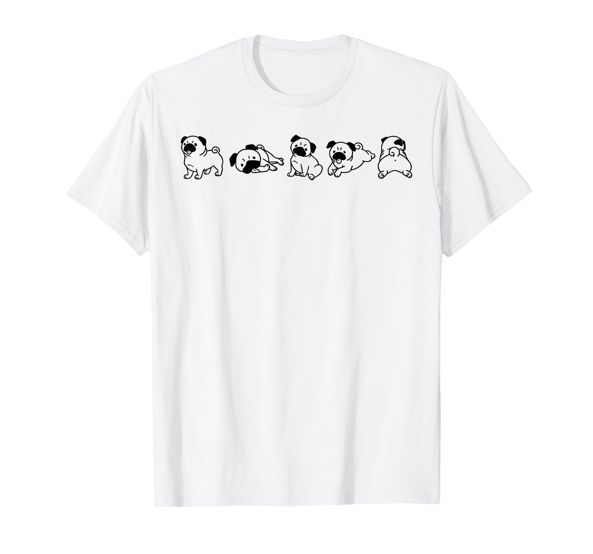 Pug Mom Pug Mama Dad Pug Lovers Mothers T-Shirt - Minimalist Print Unisex - T-Shirt, Sweatshirt, Hoodie