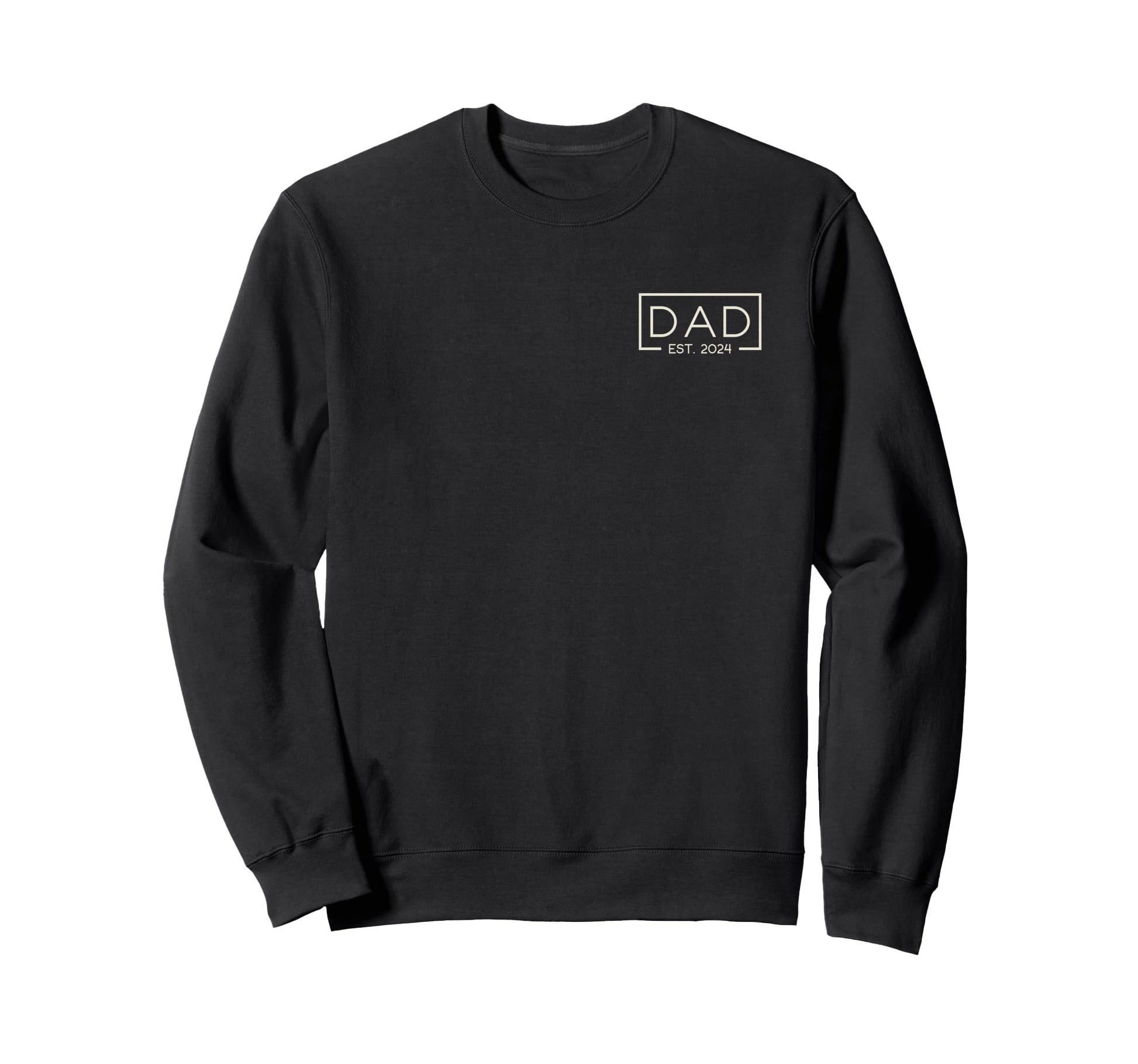 Dad Est 2024 Logo Dad Since 2024 Sweatshirt - Unique Graphic for Adults - T-Shirt, Sweatshirt, Hoodie