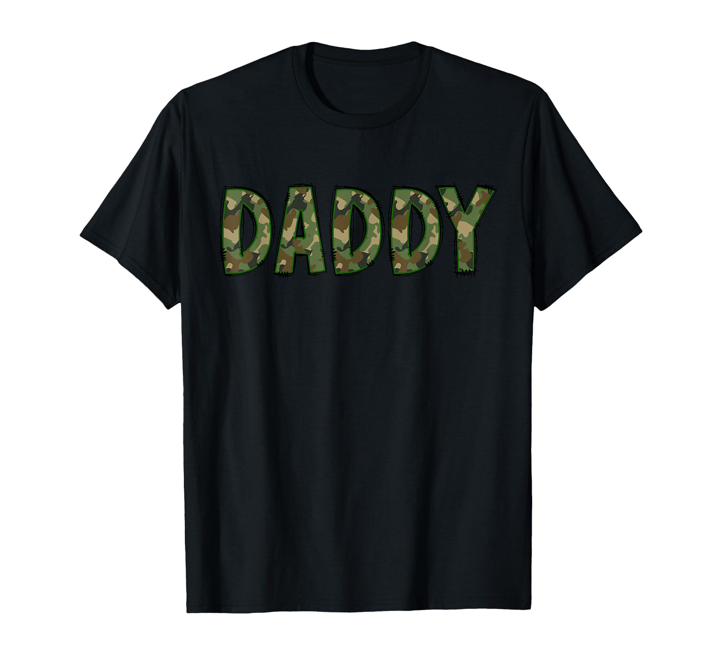 Daddy Camo Camouflage Matching T-Shirt - Casual Everyday Wear Men Women - T-Shirt, Sweatshirt, Hoodie