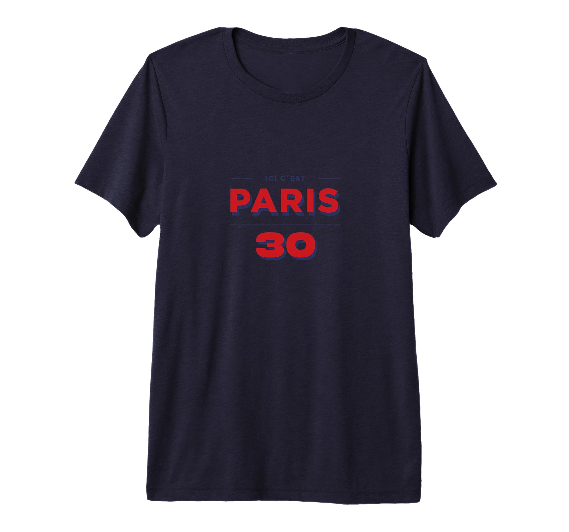 Ici Cest Paris 30 Soccer Fans T-Shirt - Aesthetic Graphic for Adults - T-Shirt, Sweatshirt, Hoodie
