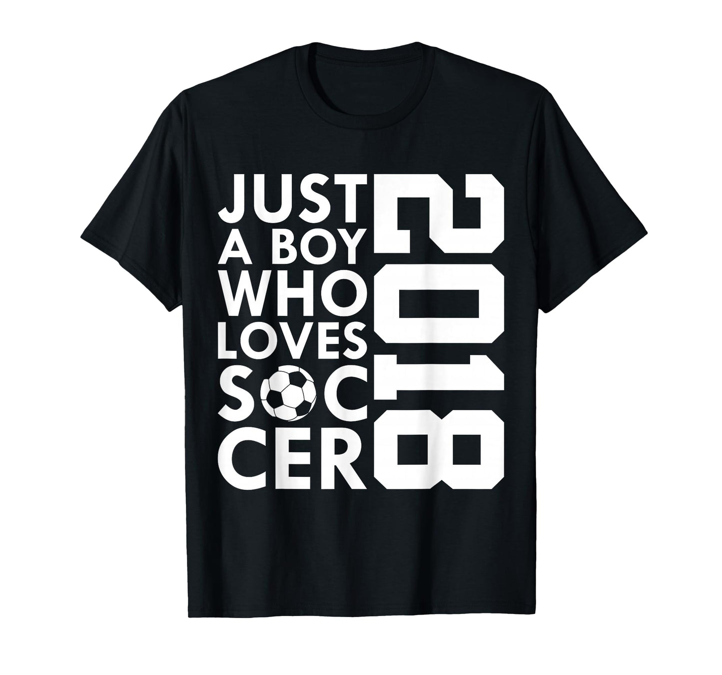 2018 Just Who Loves Soccer 8Th Birthday T-Shirt - Graphic Print for Adults - T-Shirt, Sweatshirt, Hoodie