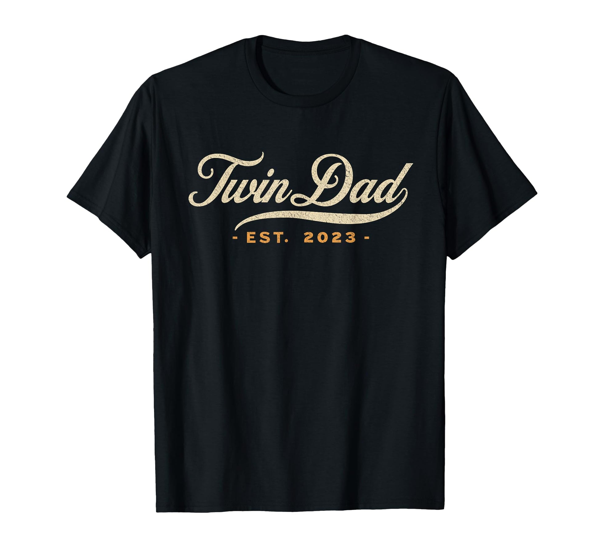 Twin Dad Est 2023 Twin Dad To Be T-Shirt - Fun Novelty Design for Adults - T-Shirt, Sweatshirt, Hoodie