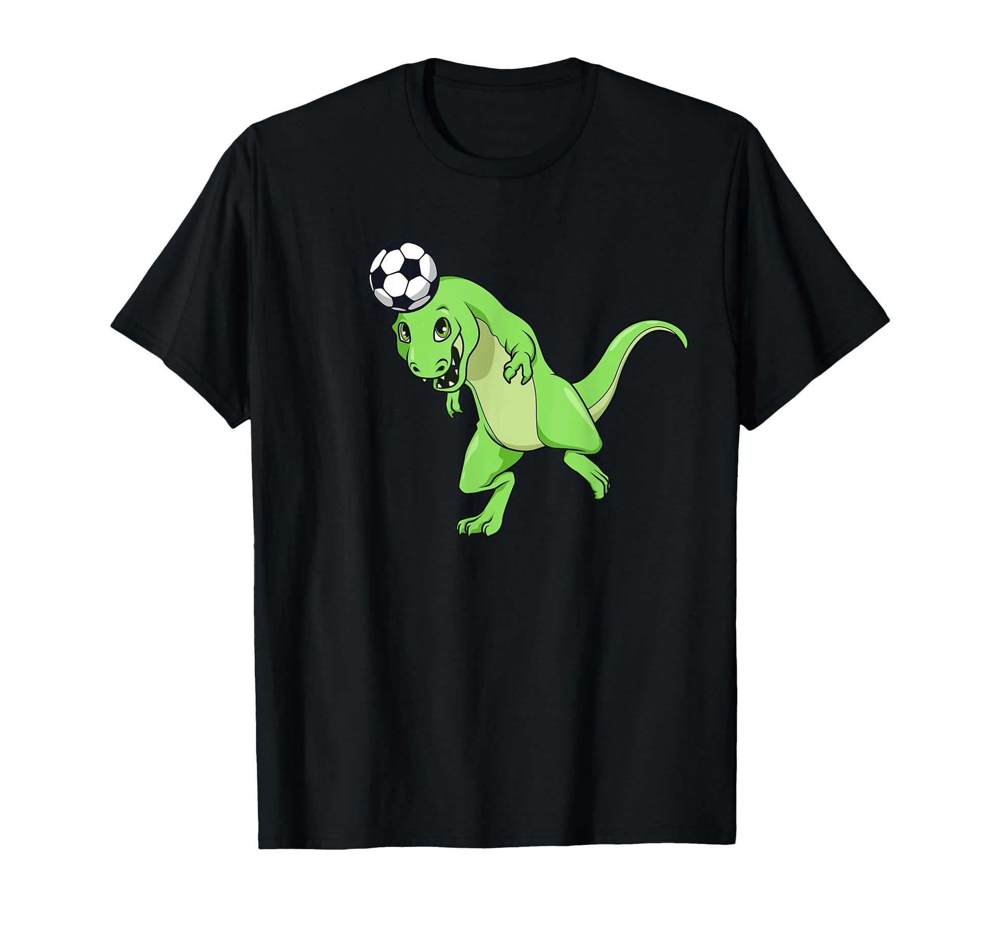 Comic Trex Plays Soccer T-Shirt - Casual Everyday Wear Unisex - T-Shirt, Sweatshirt, Hoodie