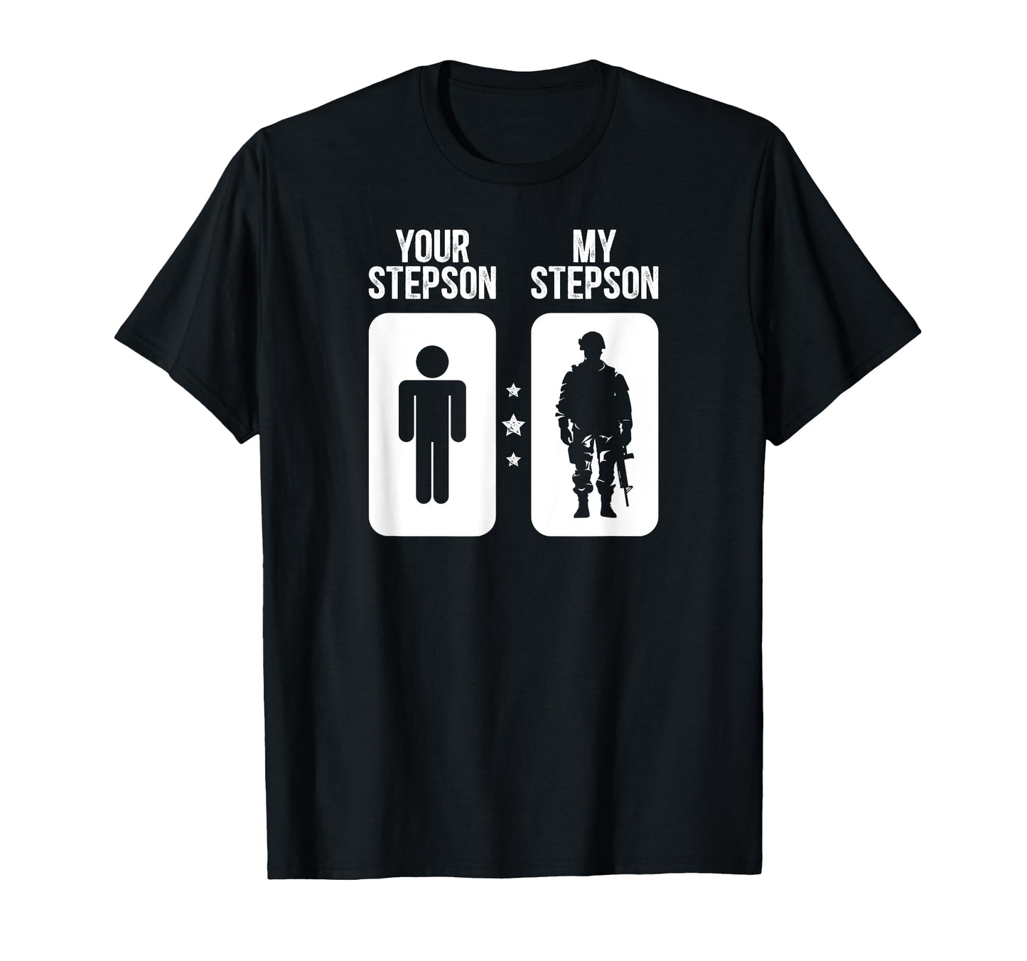 My Son Military Stepdad Soldier T-Shirt - Aesthetic Graphic for Adults - T-Shirt, Sweatshirt, Hoodie