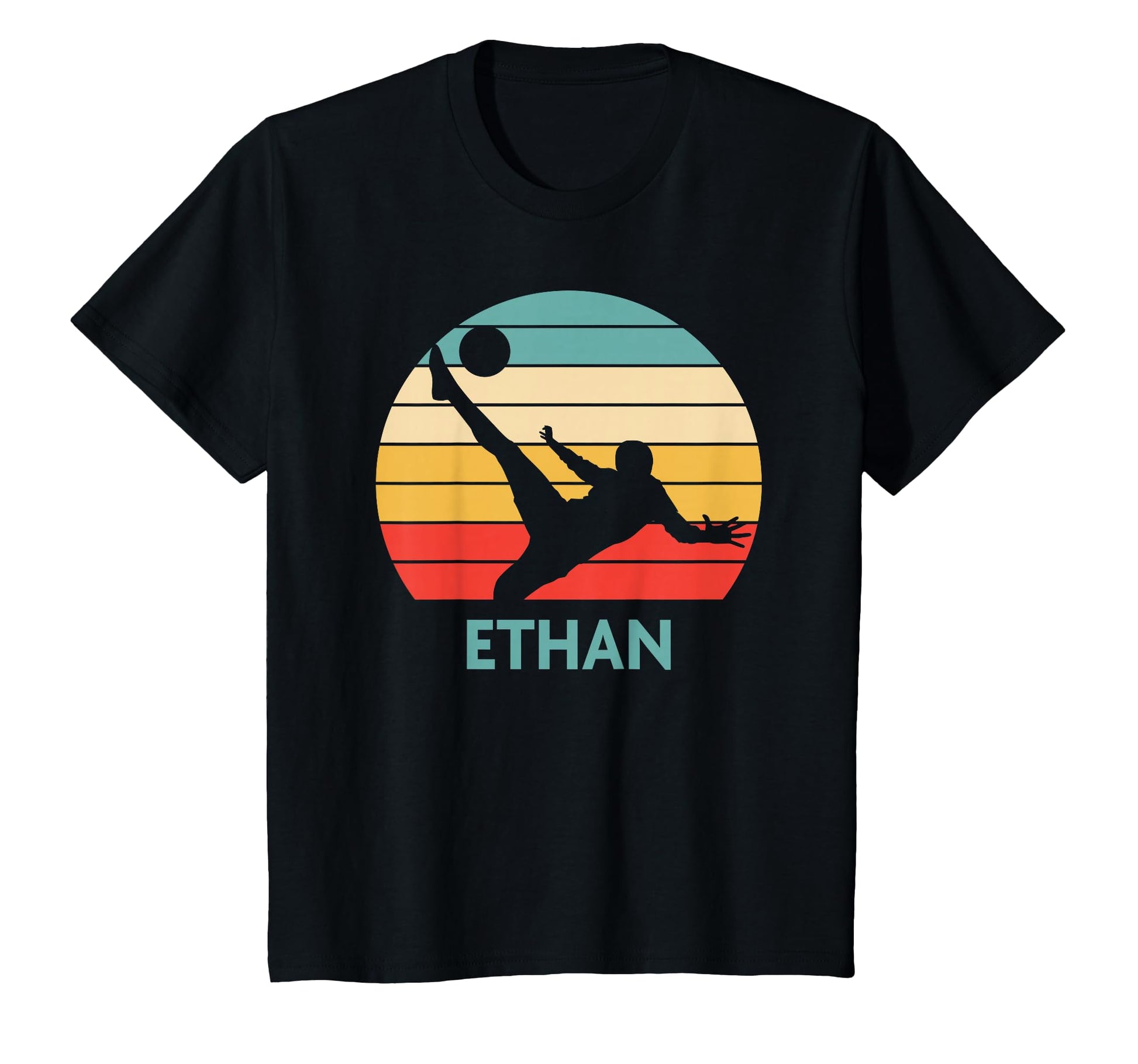 Ethan Name Gift Personalized Soccer T-Shirt - Minimalist Print Unisex - T-Shirt, Sweatshirt, Hoodie