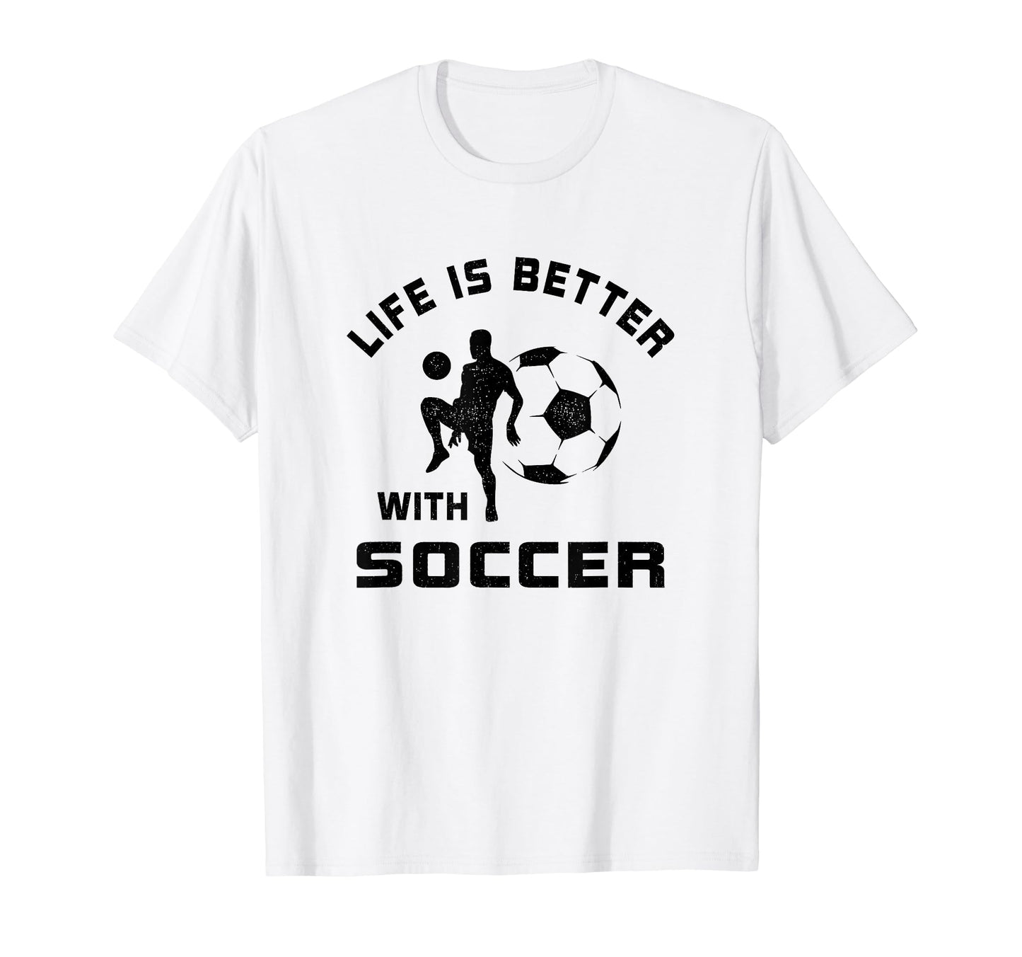 Life Is Better Soccer Next Game Day T-Shirt - Graphic Print for Adults - T-Shirt, Sweatshirt, Hoodie