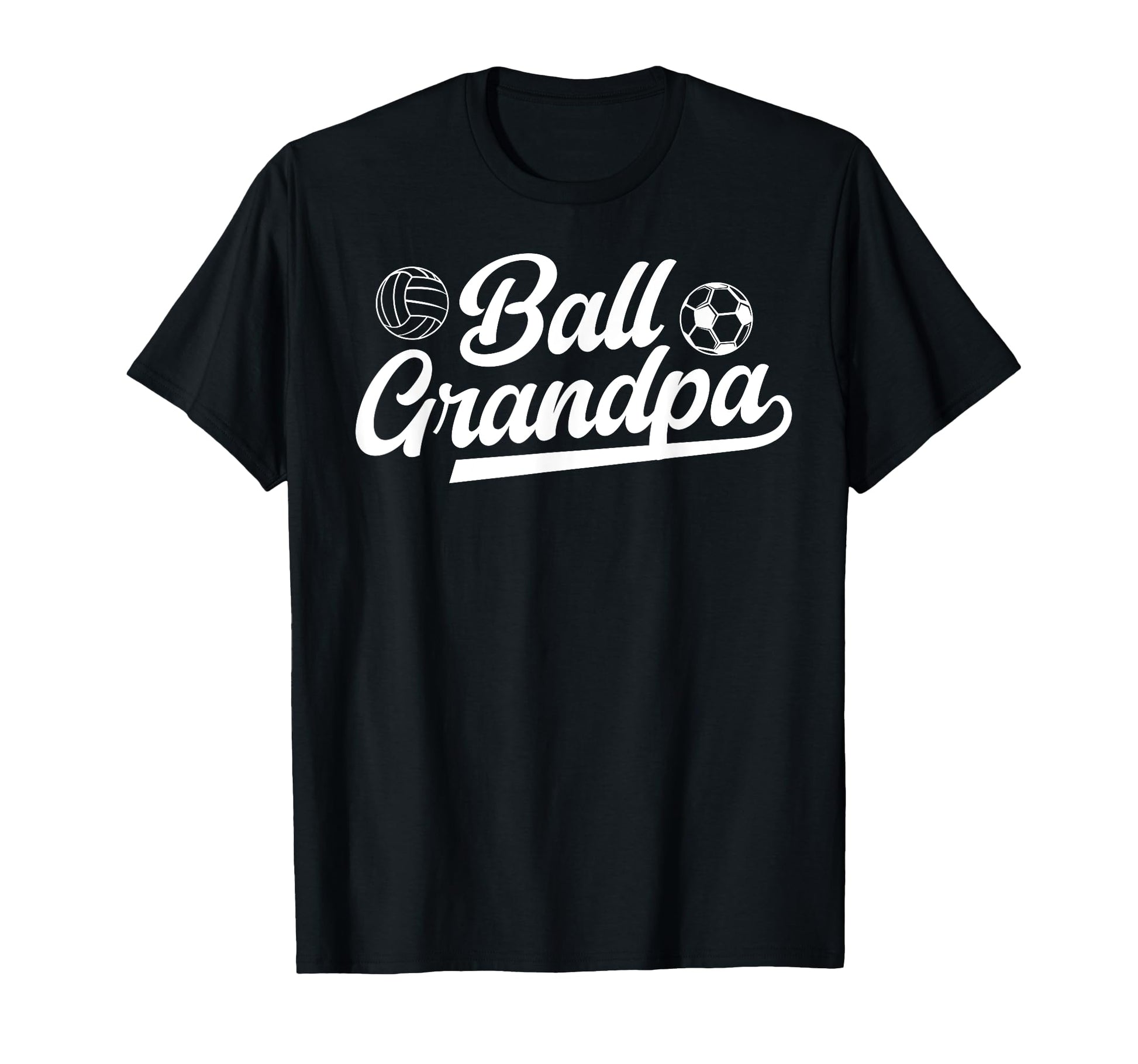 Ball Grandpa Proud Volleyball Soccer T-Shirt - Unique Graphic Men Women - T-Shirt, Sweatshirt, Hoodie