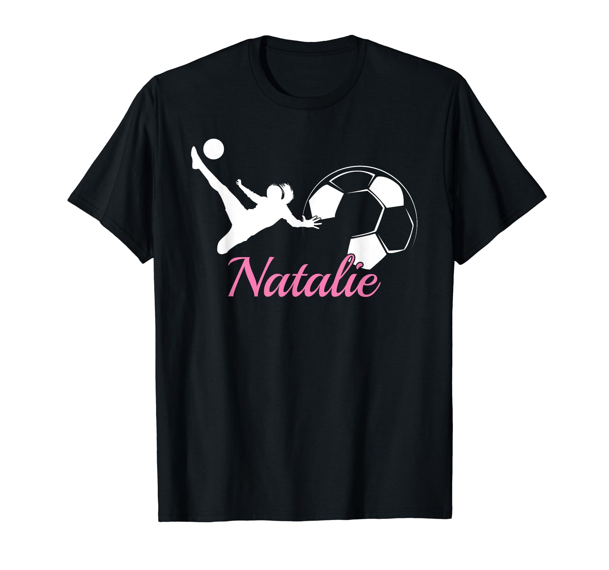 Natalie Name Gift Personalized Soccer T-Shirt - Minimalist Print for Adults - T-Shirt, Sweatshirt, Hoodie