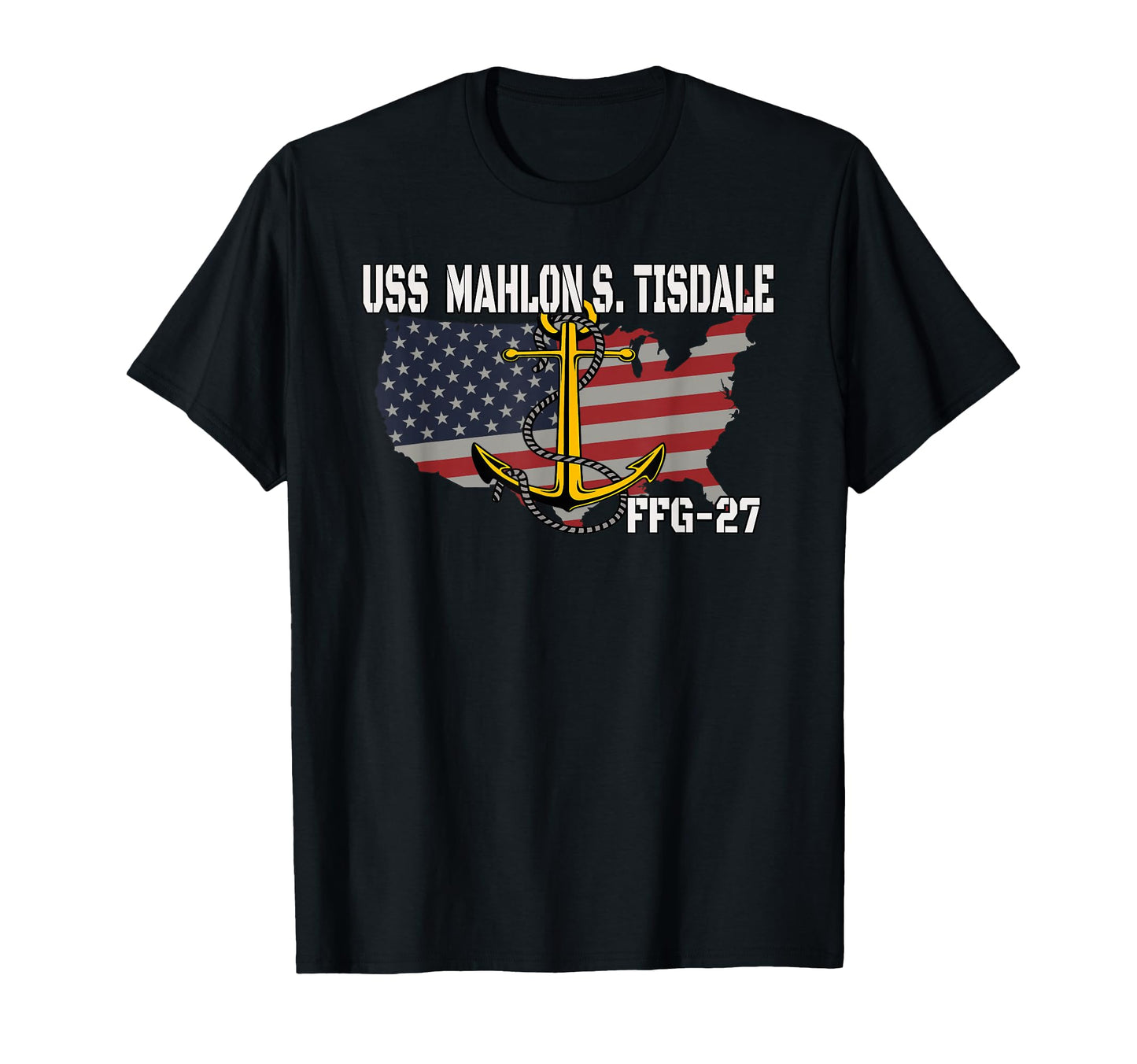 Uss Mahlon S Tisdale Ffg 27 Frigate T-Shirt - Unique Graphic Men Women - T-Shirt, Sweatshirt, Hoodie
