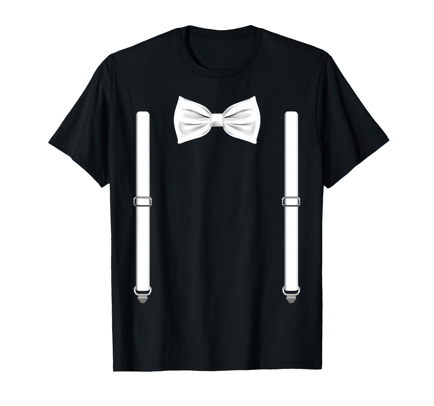 Bow Tie Suspenders Funny Wedding T-Shirt - Fun Novelty Design Men Women - T-Shirt, Sweatshirt, Hoodie