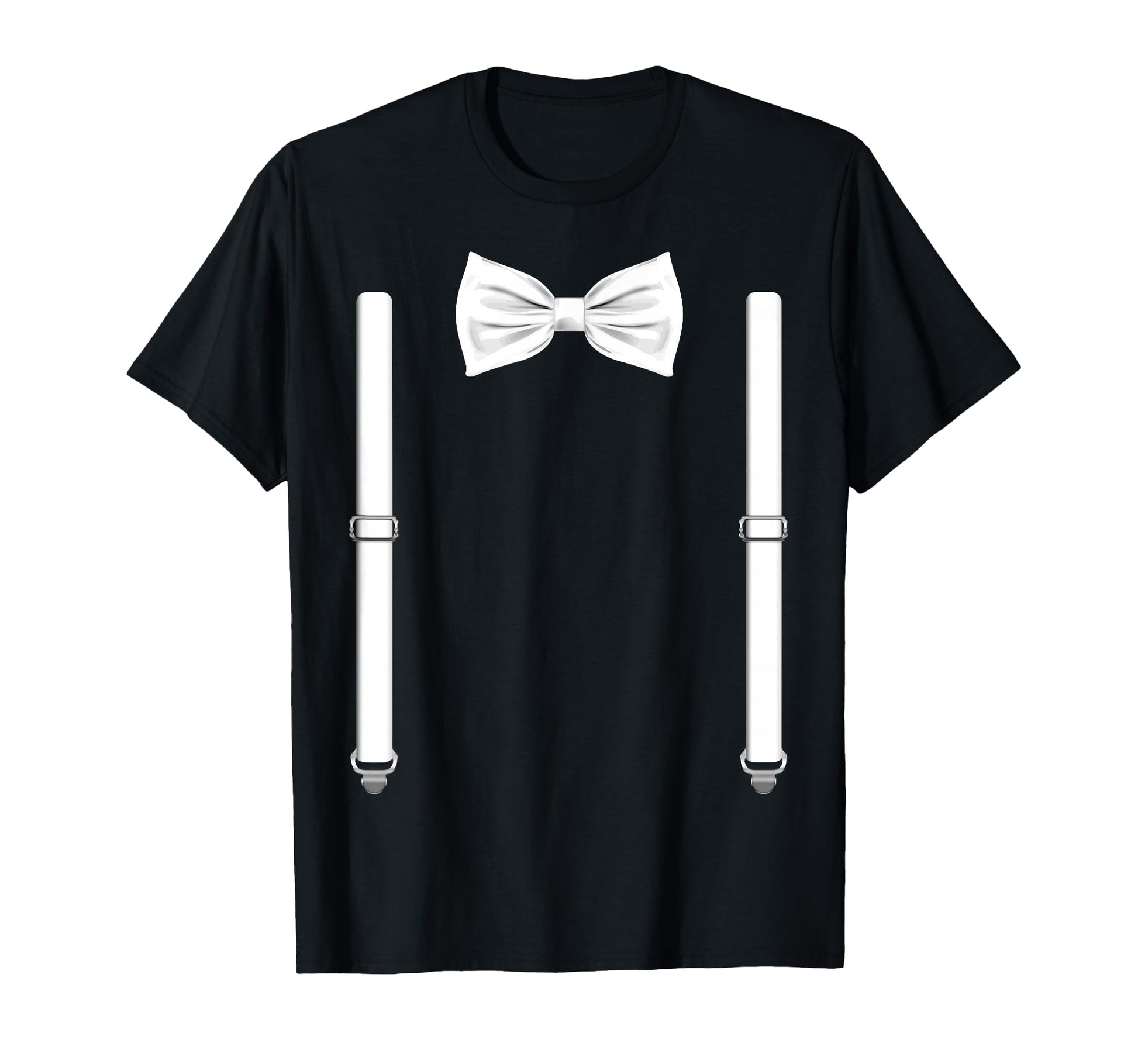 Bow Tie Suspenders Funny Wedding T-Shirt - Fun Novelty Design Men Women - T-Shirt, Sweatshirt, Hoodie