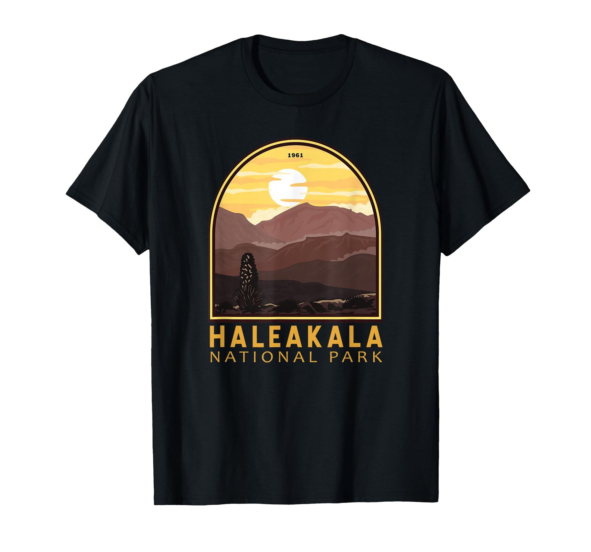 Haleakala National Park Emblem T-Shirt - Trendy Graphic Men Women - T-Shirt, Sweatshirt, Hoodie