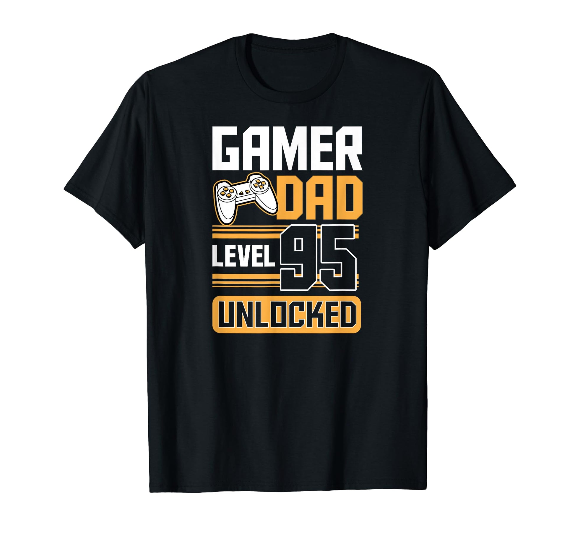 Gamer Dad Level 95 Unlocked 95Th T-Shirt - Aesthetic Graphic Men Women - T-Shirt, Sweatshirt, Hoodie