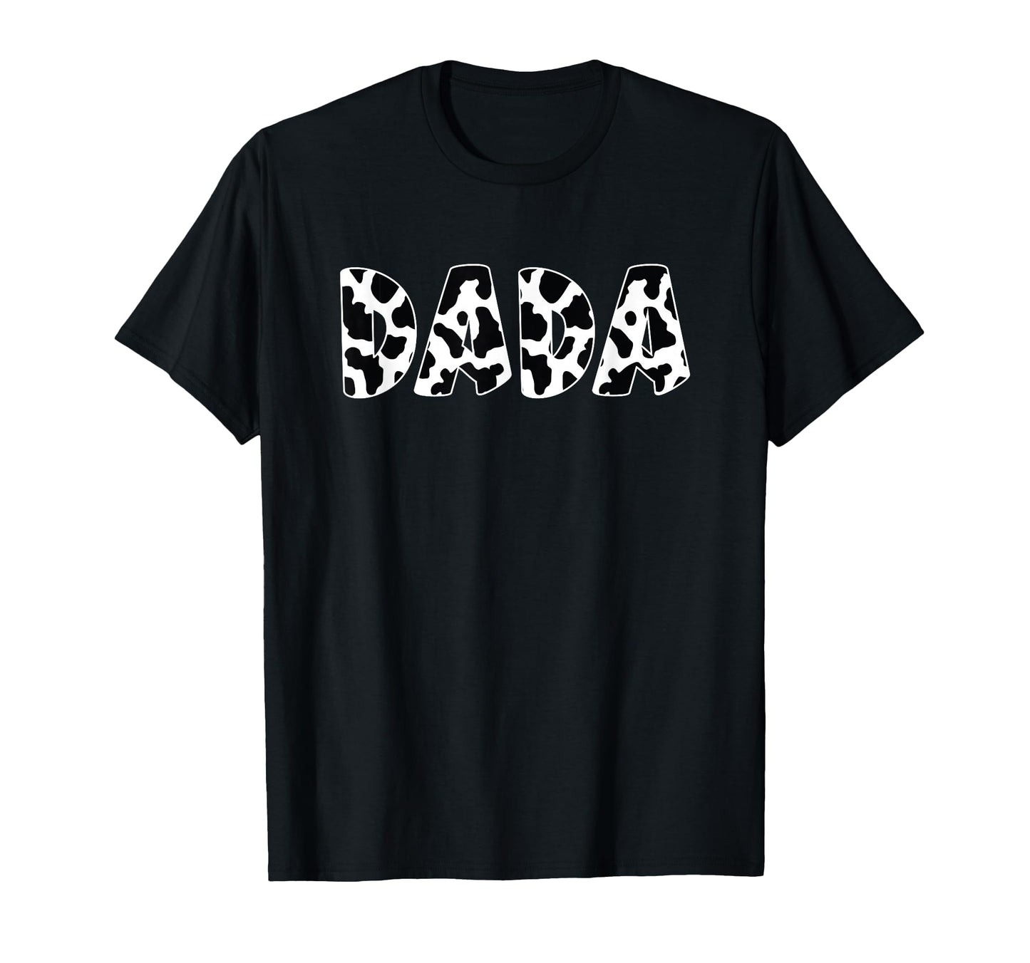 Dada Cow Cow Pattern Fathers Day Small T-Shirt - Custom Art Print Unisex - T-Shirt, Sweatshirt, Hoodie
